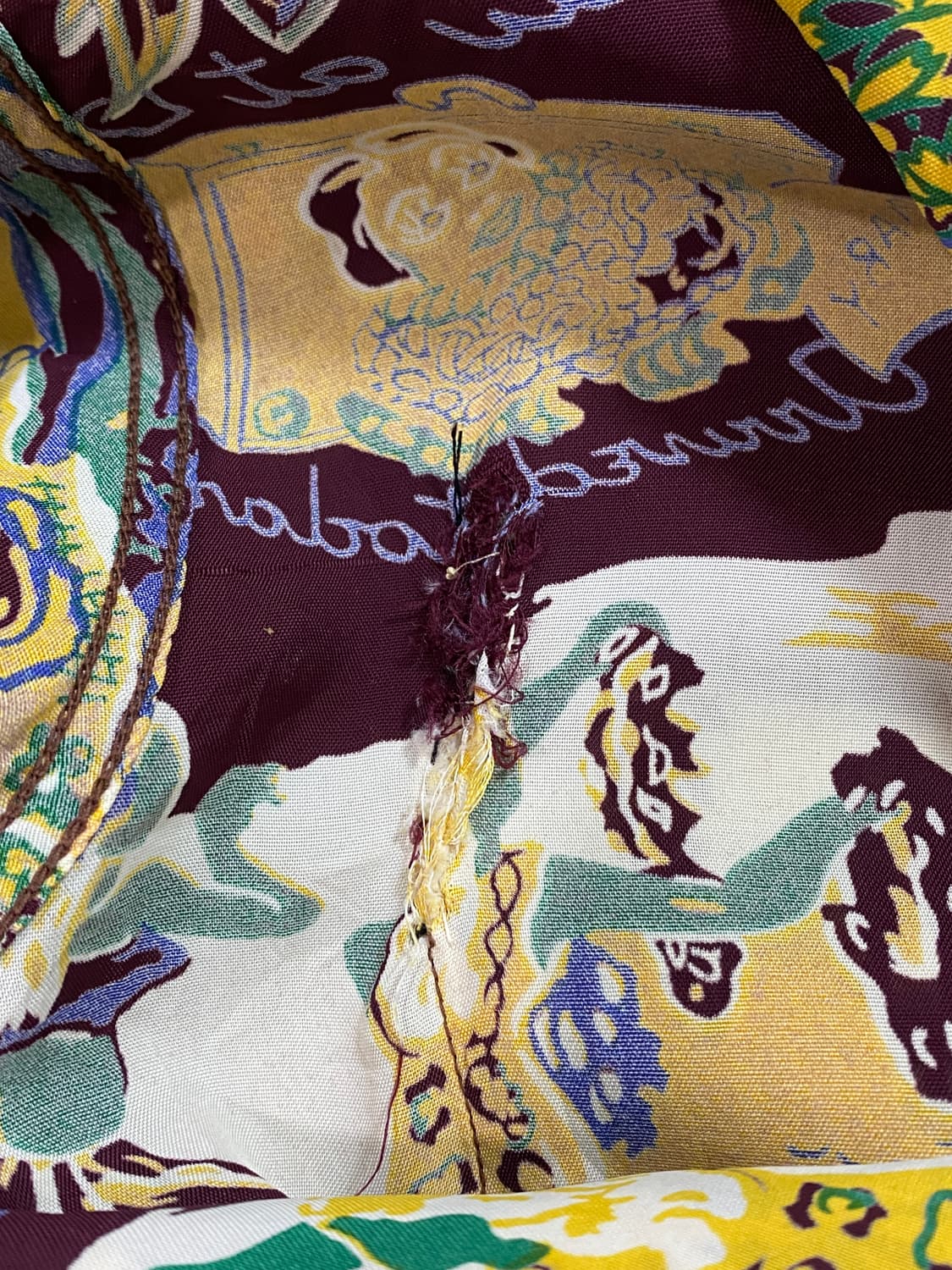 선서프 헤일 하와이 복각 알로하 하와이안 셔츠 와인 컬러 상품이미지9