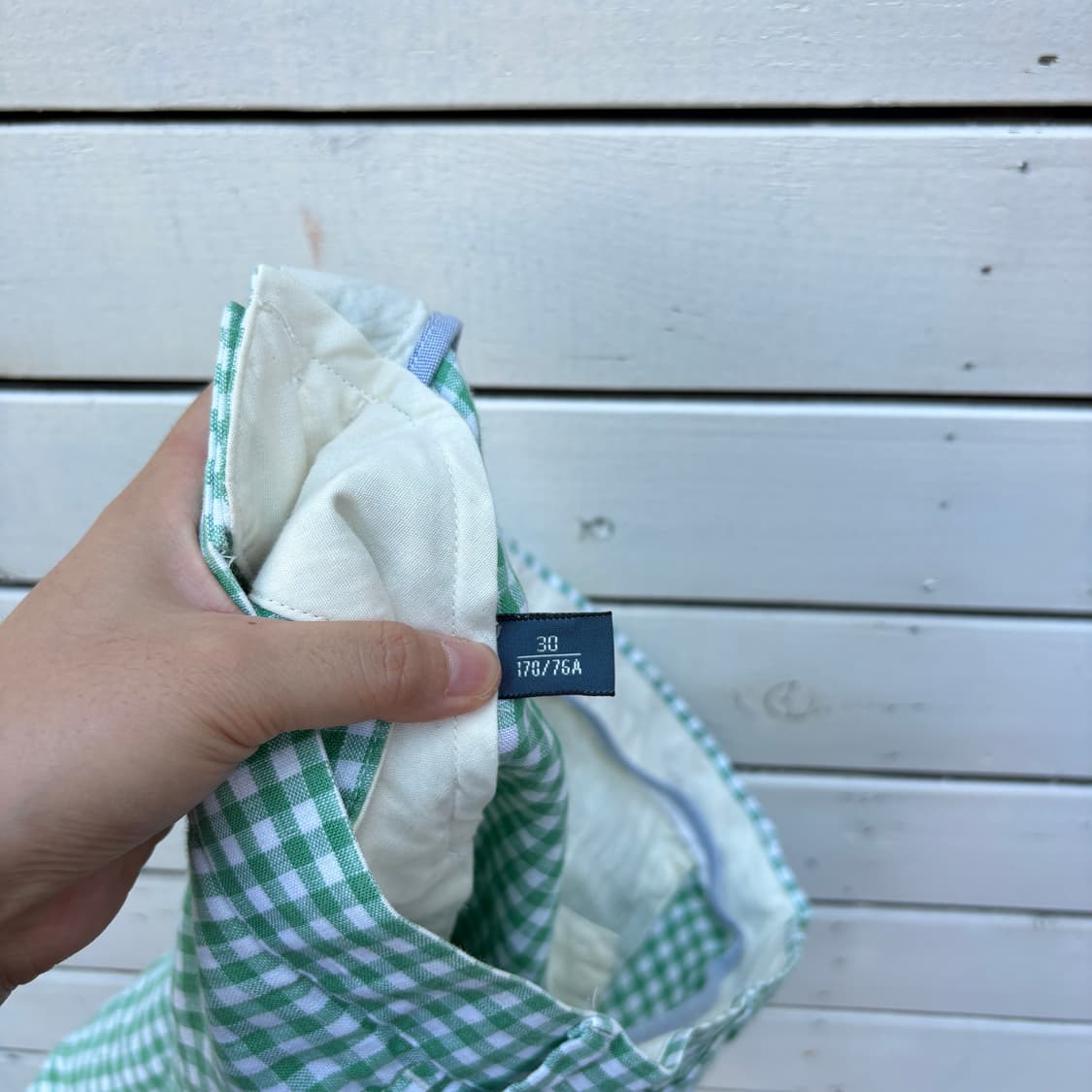 Polo 폴로 체크 린넨 반바지 상품이미지4