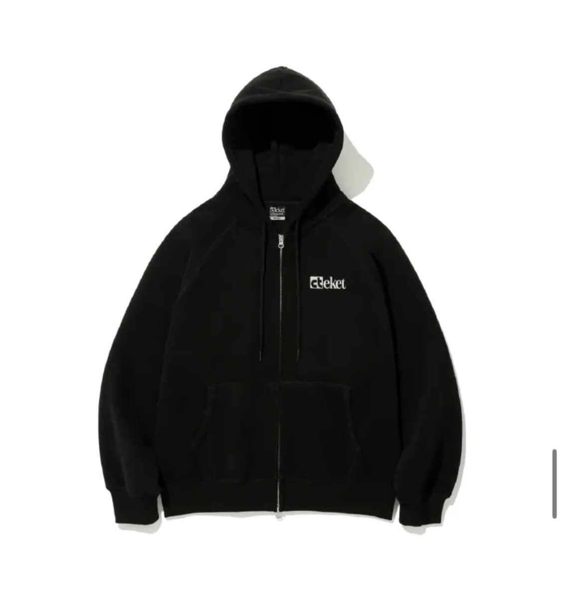테켓 후드집업 블랙 L 상품이미지2
