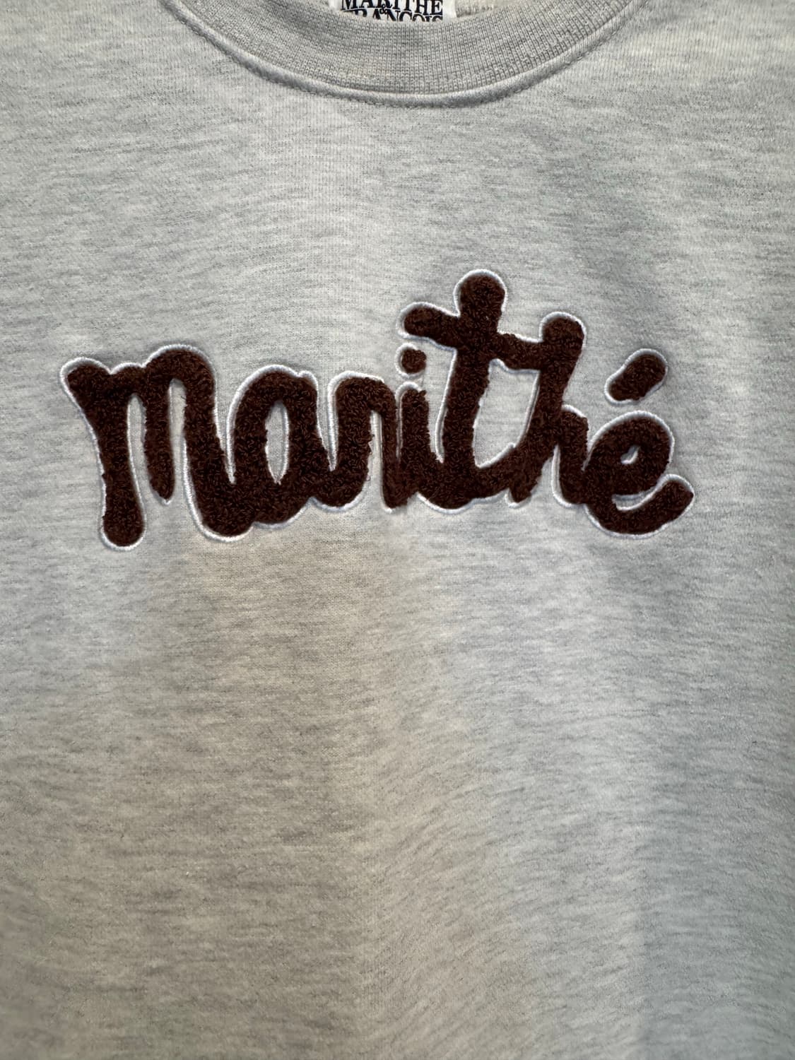 마리떼프랑소와저버 크롭 맨투맨 상품이미지5