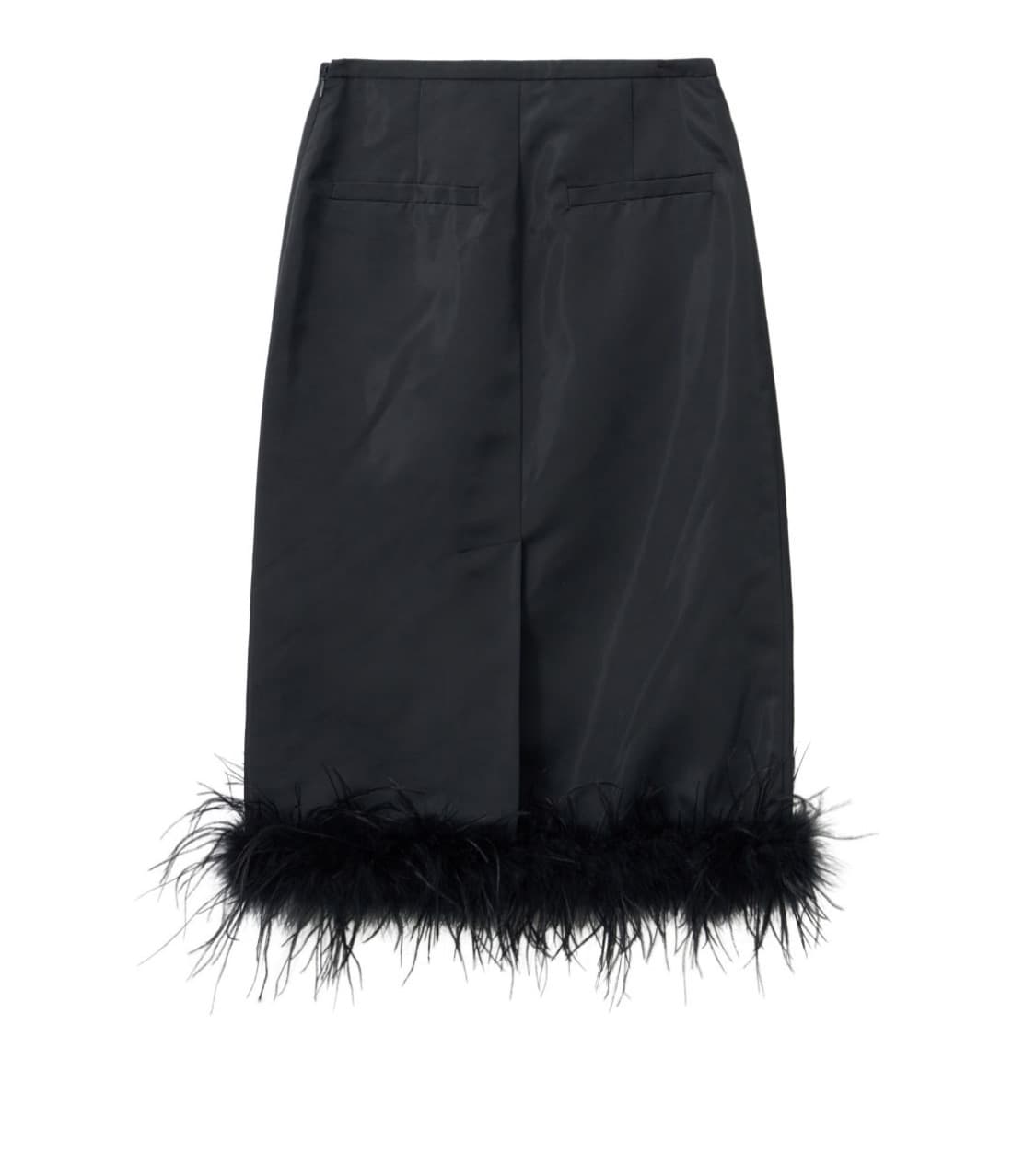 문선 MJ S2 ostrich hair skirt 상품이미지3