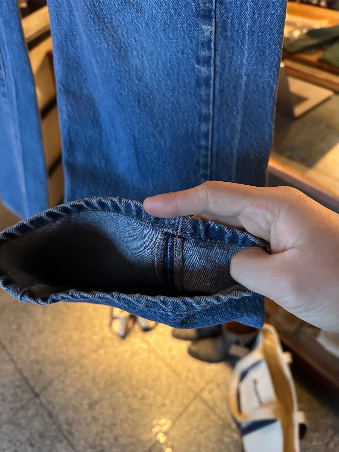 80s USA 빈티지 리바이스 501 이행기 데님 팬츠 상품이미지3