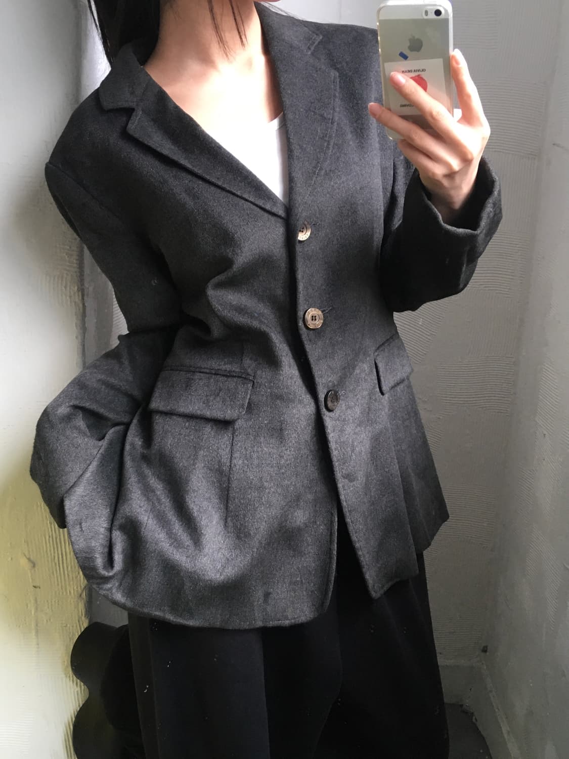 Moschino 모스키노 차콜 블레이저  상품이미지2