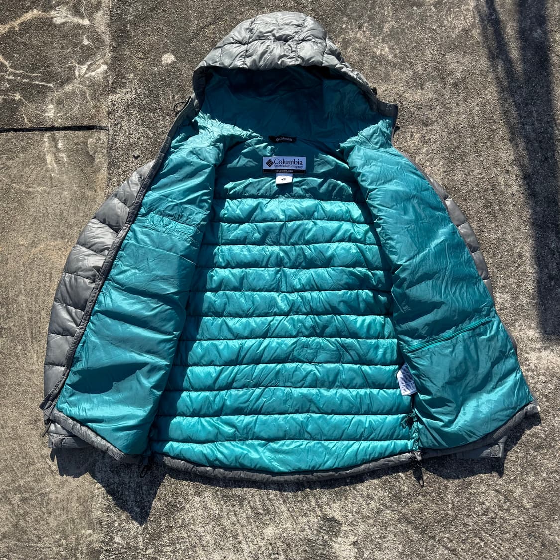 [M~L] 콜롬비아 후드 경량 패딩 상품이미지4