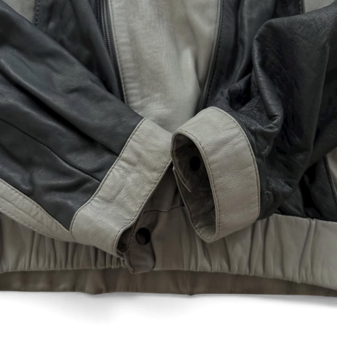 VINTAGE Two-tone panel rider jacket 상품이미지6