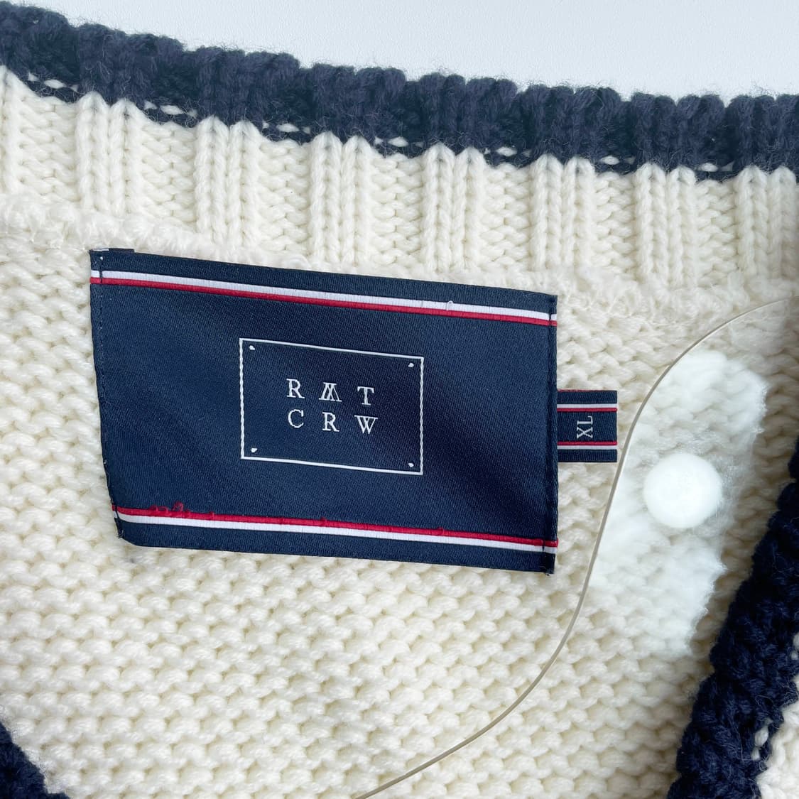 A2 로맨틱크라운 니트 베스트 아이보리 XL사이즈 상품이미지5