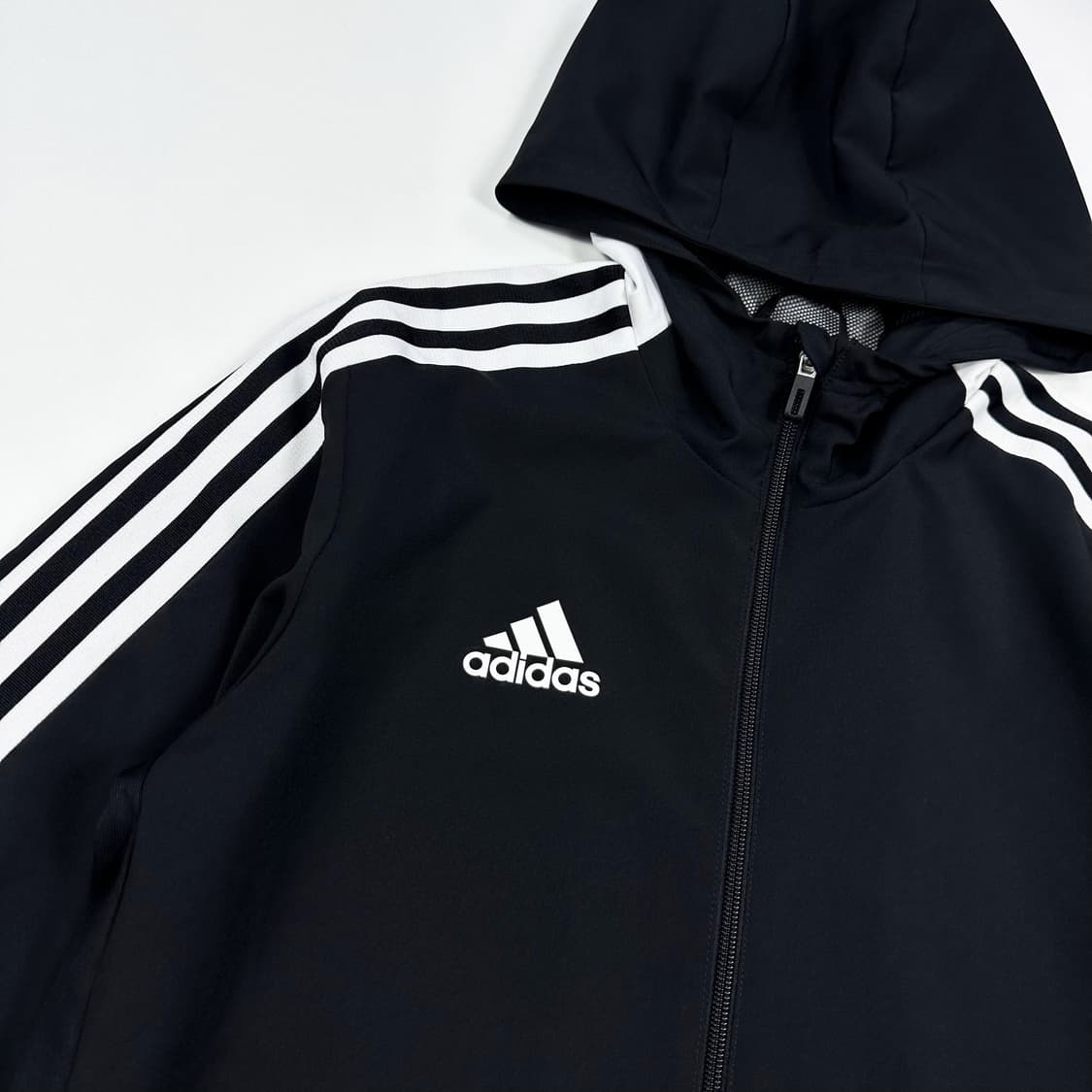 아디다스 오리지널 풀오버 블랙 바람막이 자켓 (M) 상품이미지3