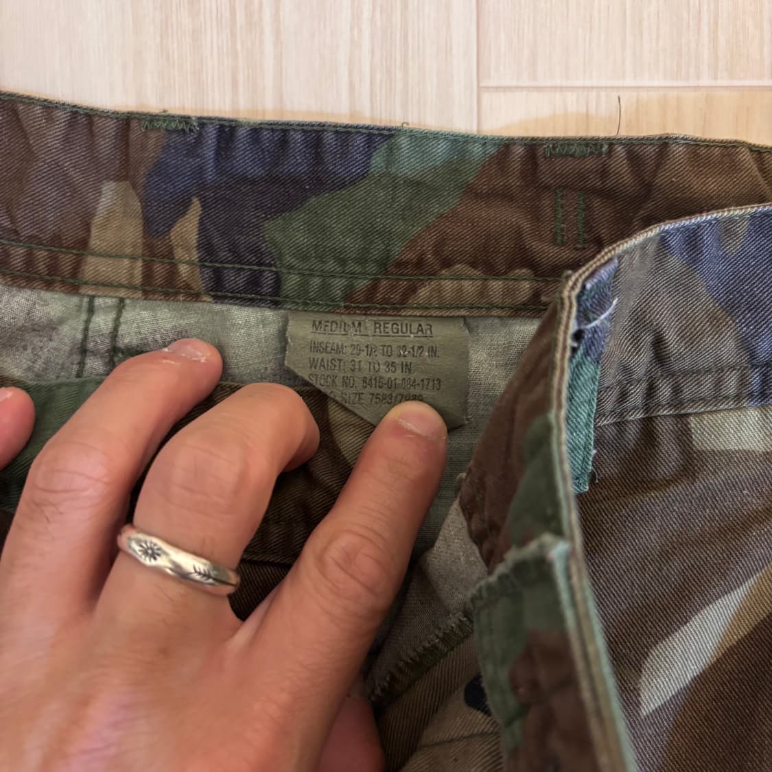 vintage woodland 카모팬츠 상품이미지5
