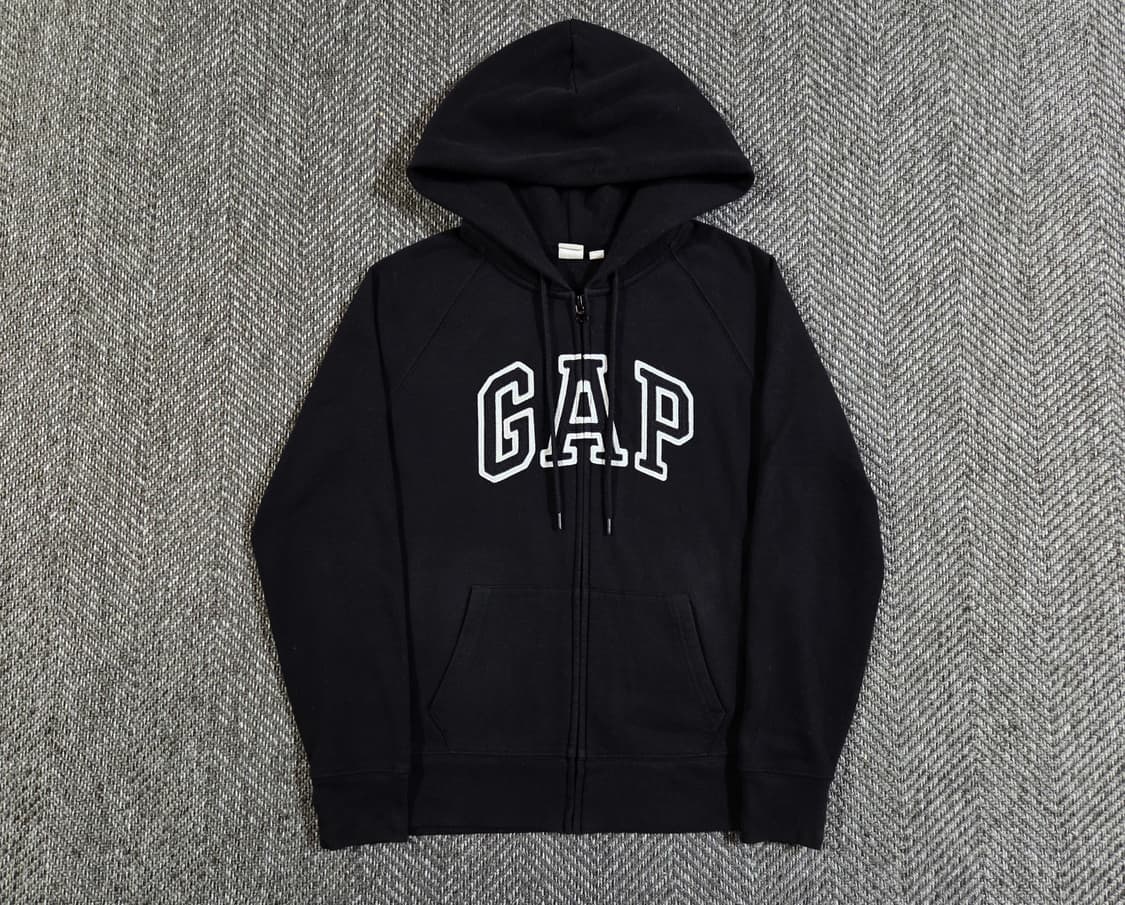 GAP 갭 블랙 풀집업 후드집업 상품이미지1