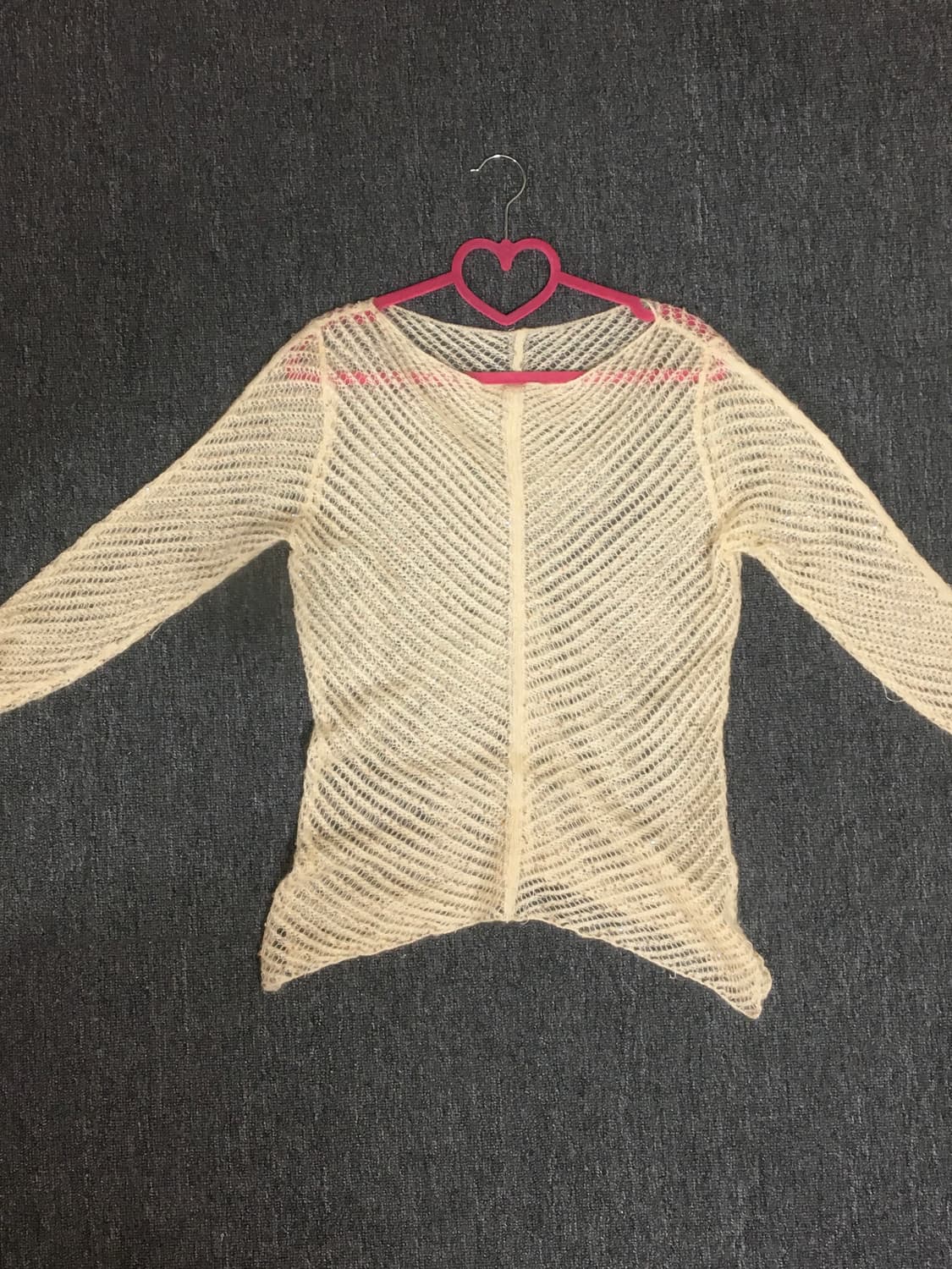 Ivory Ribbed Knit with Subtle Sparkle 상품이미지2