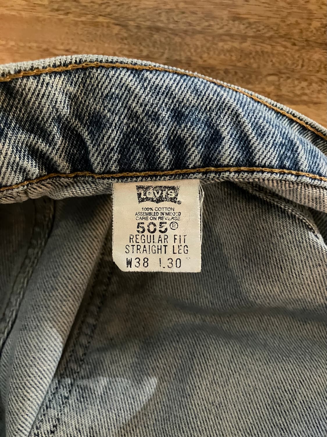 90s 빈티지 리바이스 505 데님 팬츠 상품이미지9