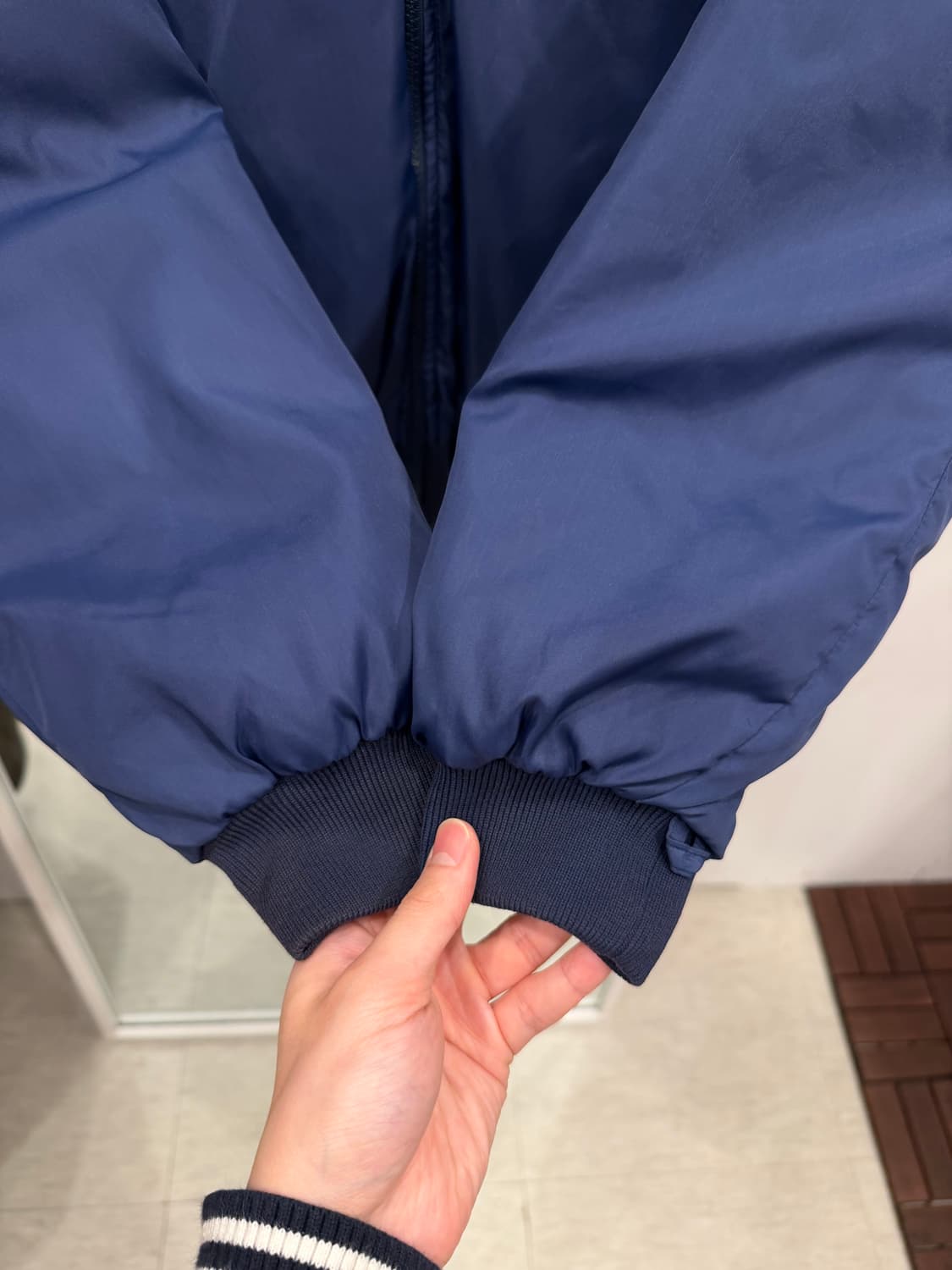 90s Columbia 컬럼비아 리버서블 덕 다운 푸퍼 자켓 상품이미지3