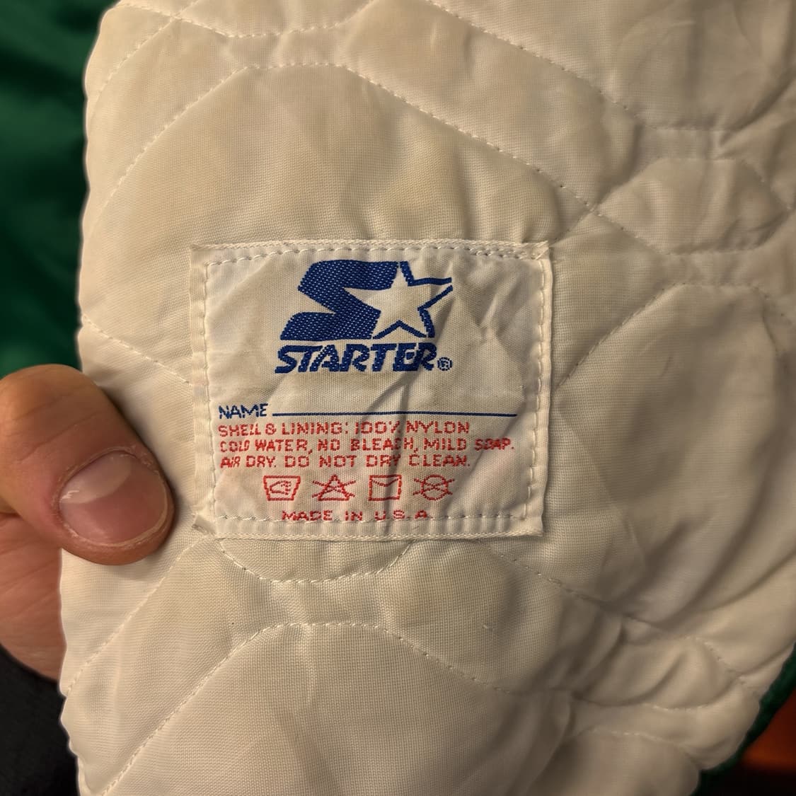 80~90s 스타터 NBA 보스턴 셀틱스 클럽크루 바시티 자켓 N778 상품이미지9