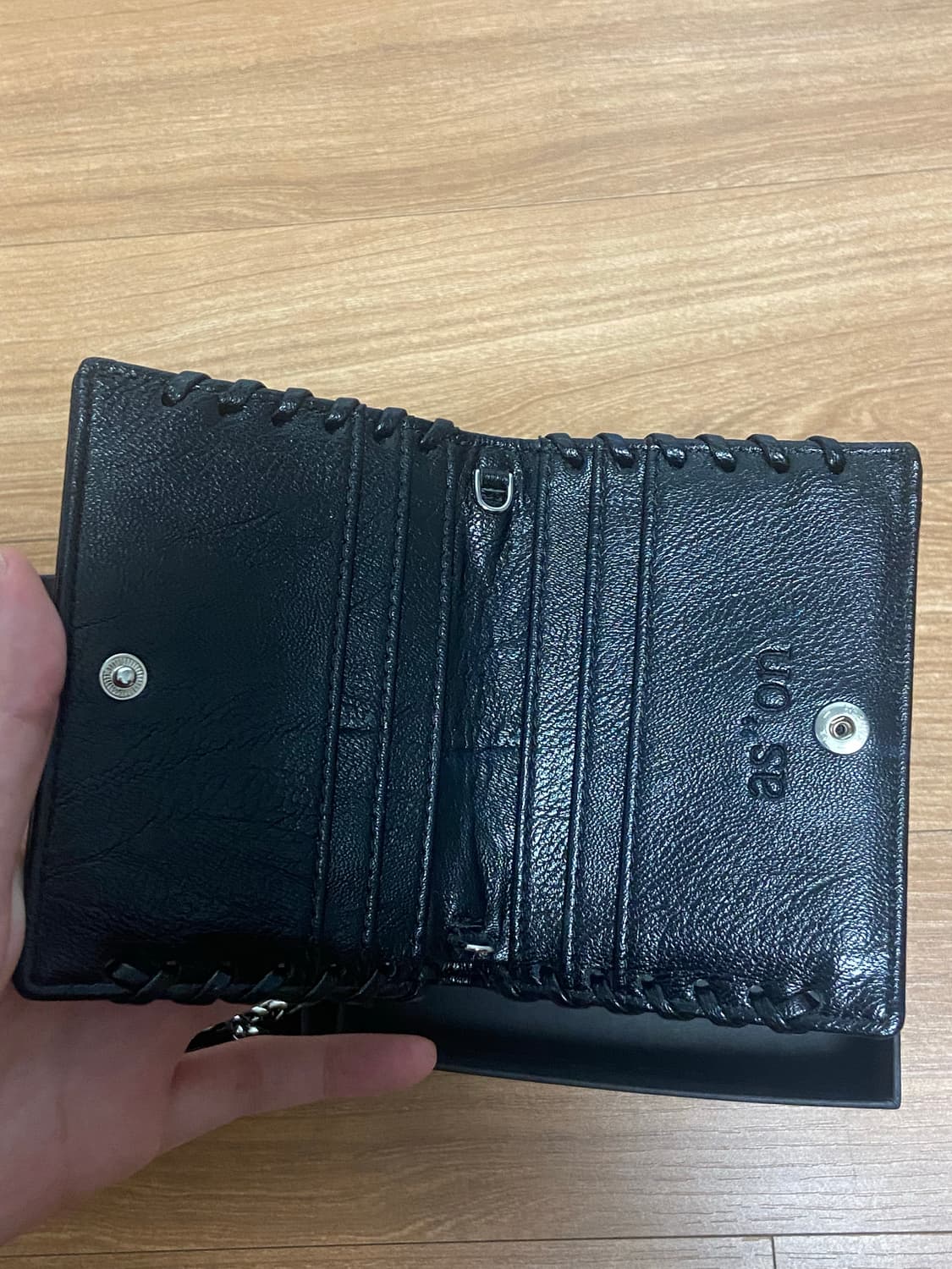 애즈온 카드지갑 ason BRYNN CHAIN 브린 체인 상품이미지4