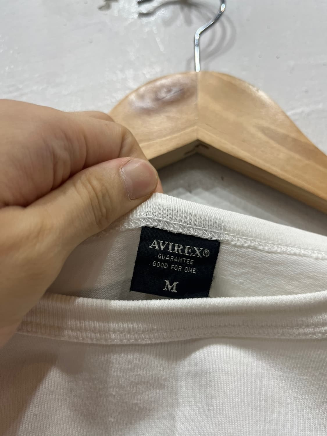 AVIREX 아비렉스 USA 헤비웨이트 반팔 티셔츠 상품이미지5