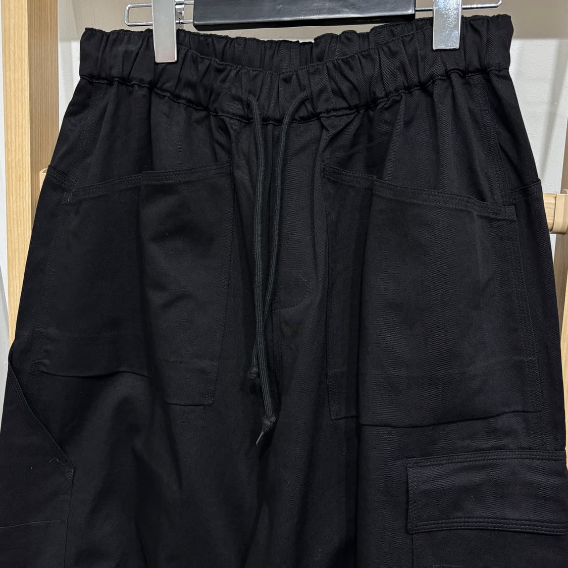 [새상품] 면 코튼 밴딩 카고와이드팬츠 상품이미지2