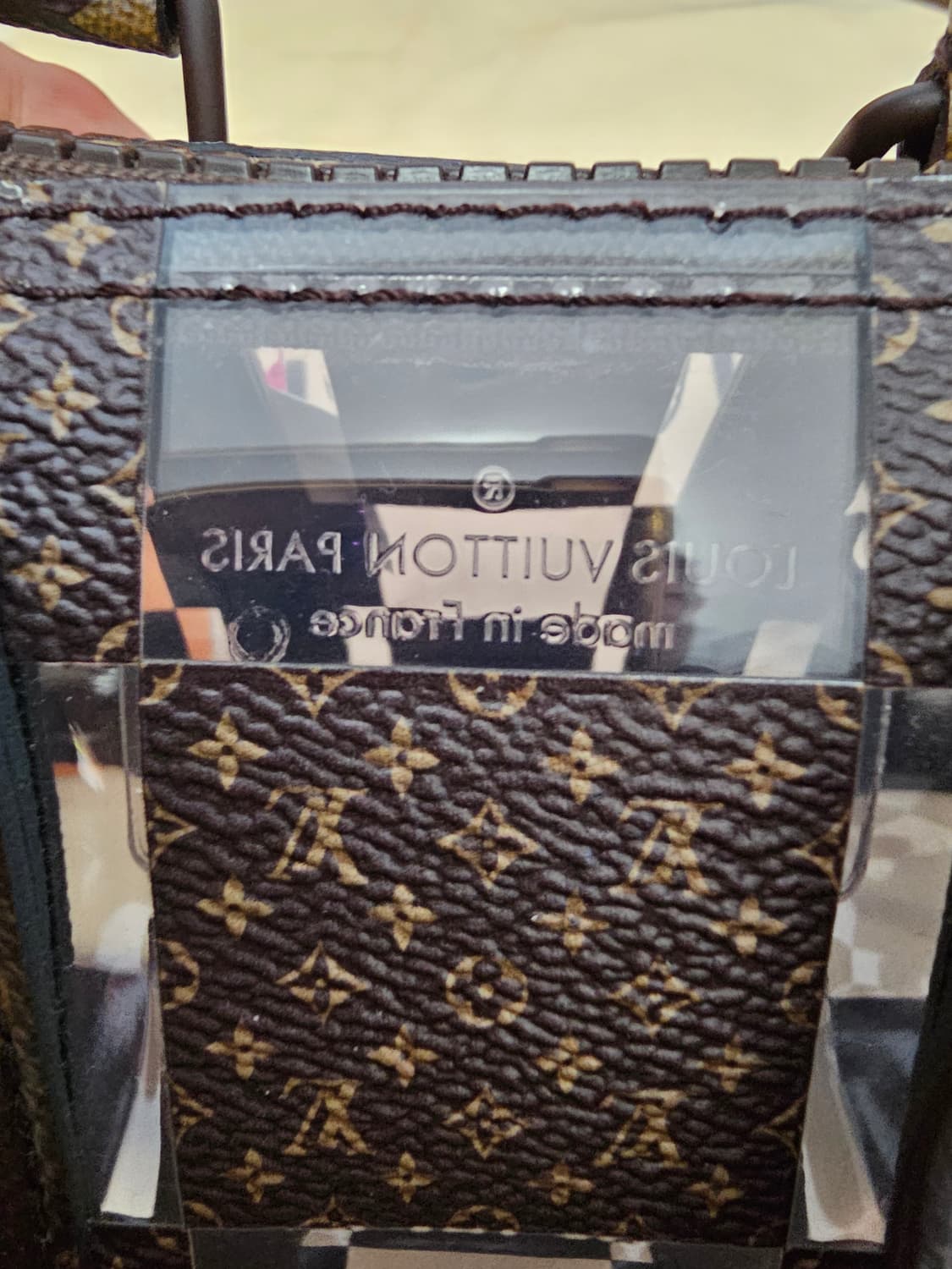 루이비통 버질아블로 투명 다미에 모노그램 키폴25 크로스백 상품이미지9