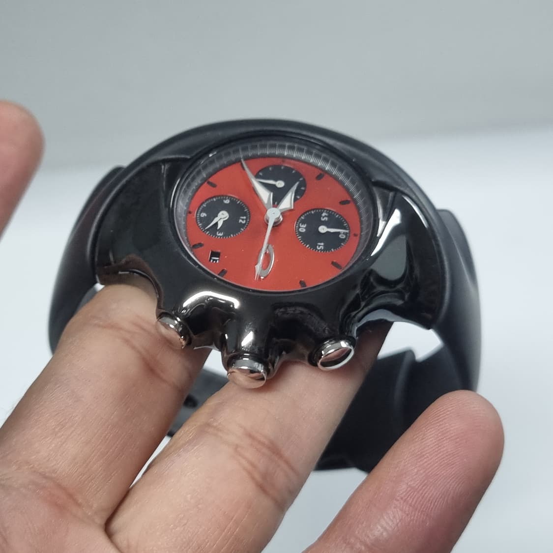 오클리 시계 데토네이터 미사용 블랙크롬 상품이미지3