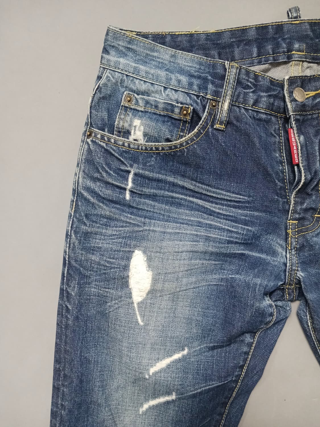 [48] 디스퀘어드2 링클워싱 크롭진 청바지 32 33 상품이미지2