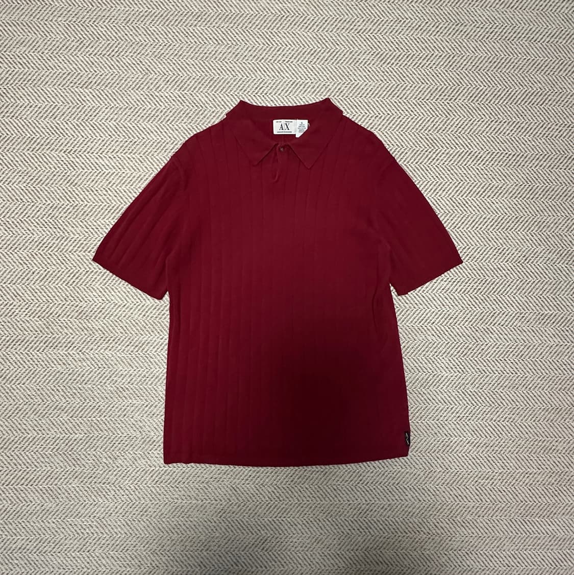 ARMANI EXCHANGE cotton knit polo shirt 상품이미지1