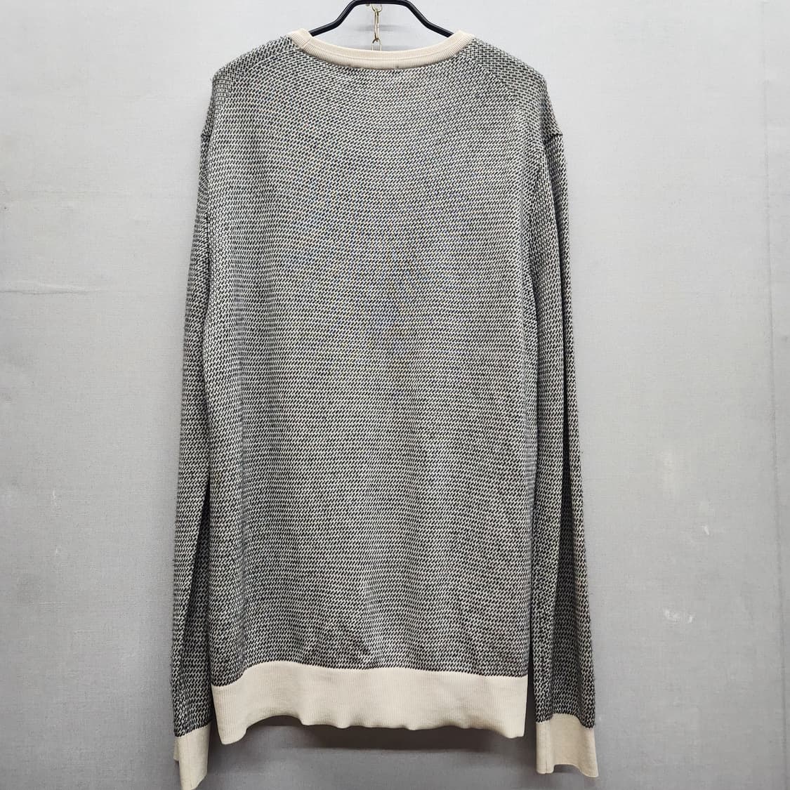 빈폴 로고 니트 짜임 패턴 롱슬리브 XL 상품이미지3