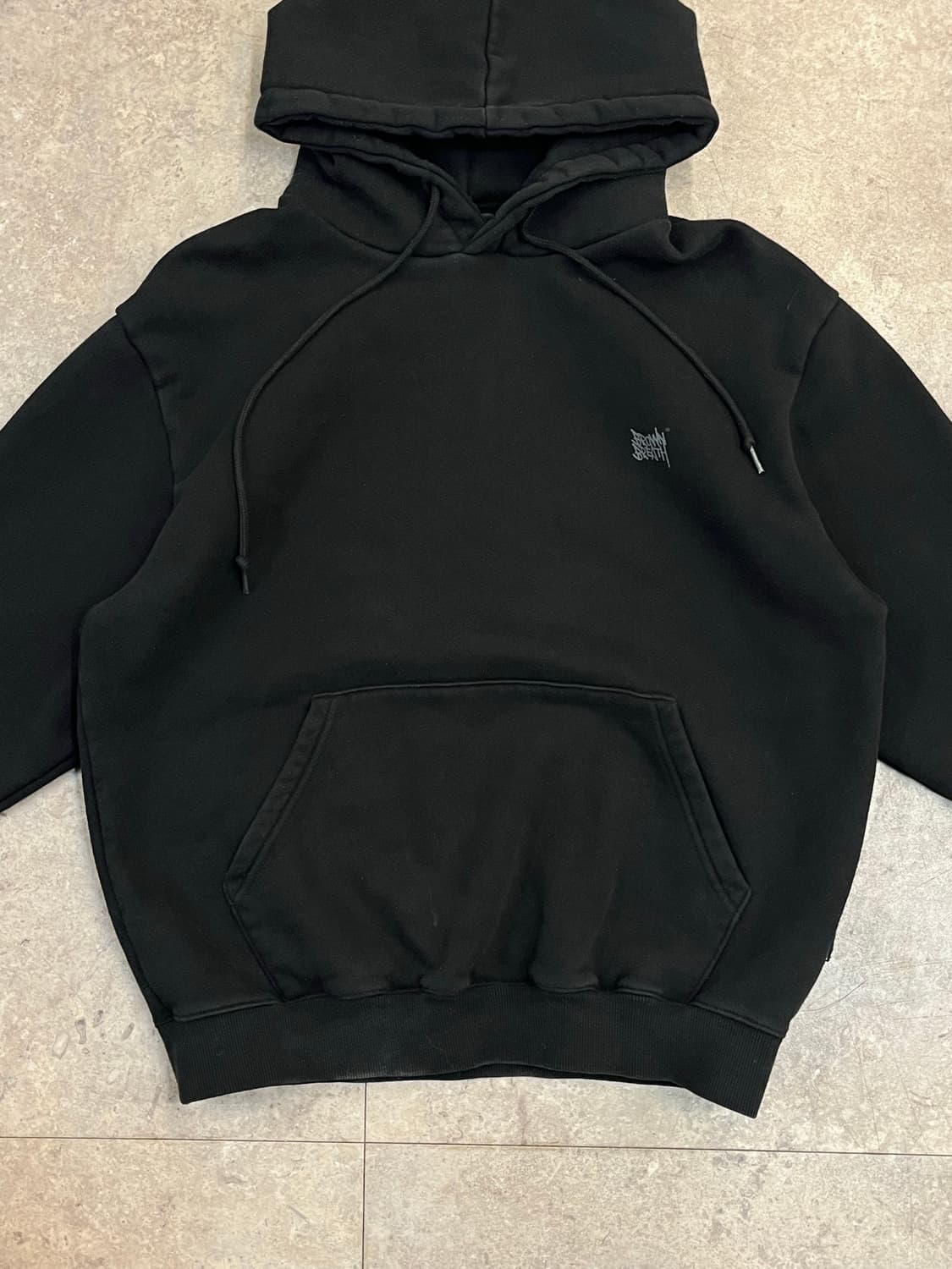 브라운 브레스 기모 후드티 블랙 S #csz2535 상품이미지6