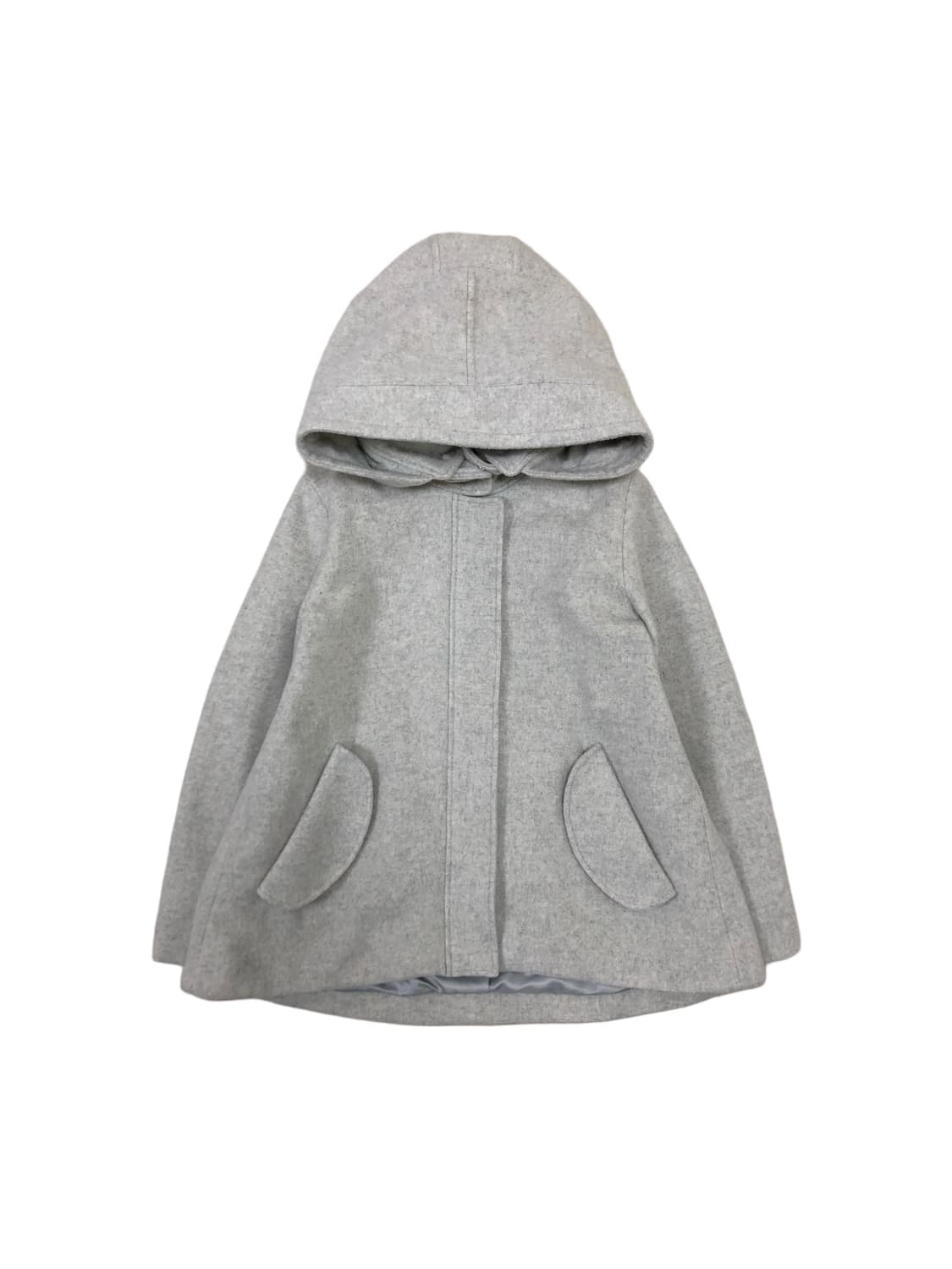 ef-de 라이트 그레이 후드 코트 상품이미지2