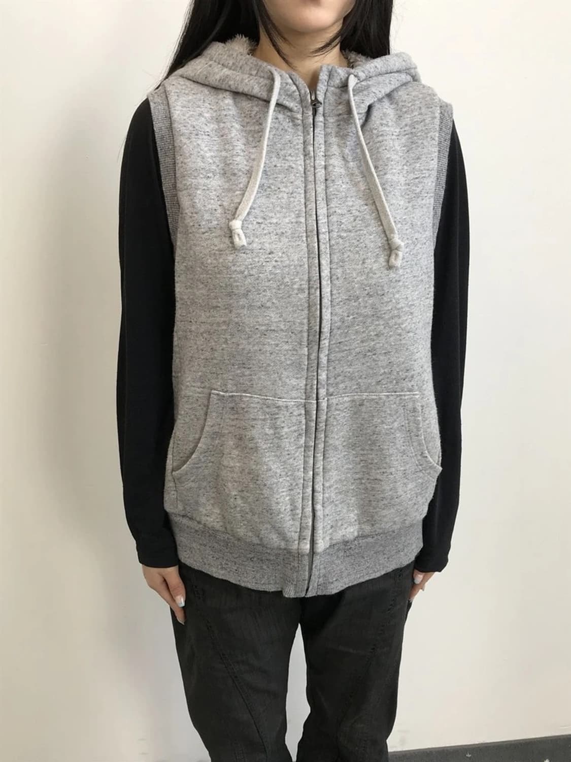 Uniqlo Sherpa Lined Hoodie Vest 상품이미지2