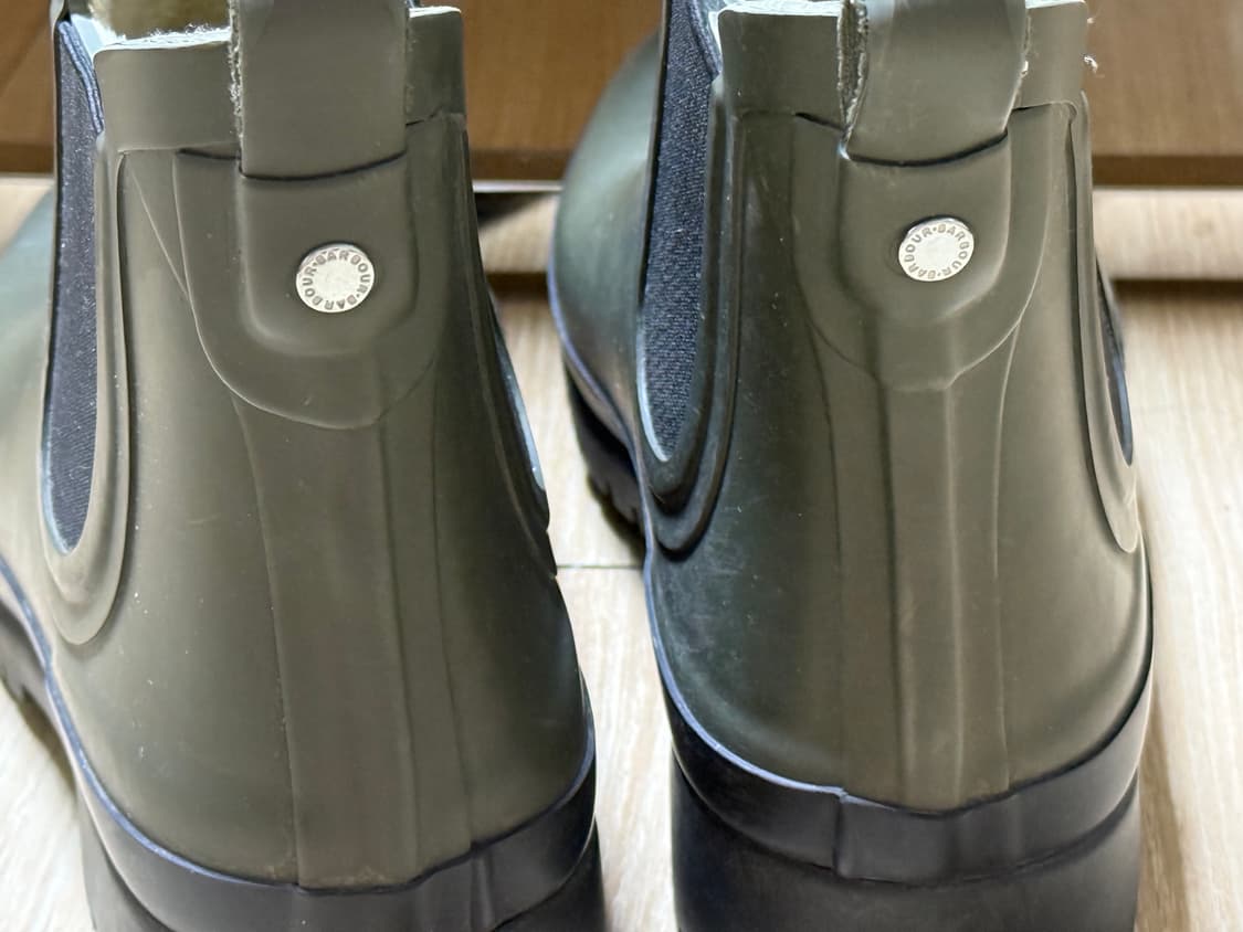 Barbour 레인부츠 앵클 웰링턴 퍼안감 상품이미지4