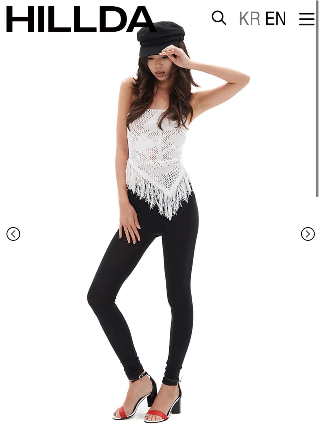 힐다 Hilda Crochet Mushroom Scarf 스카프 탑 상품이미지1