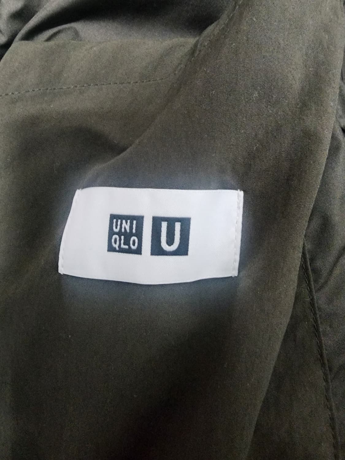 유니클로 U 패디드 볼륨 재킷 올리브 L 상품이미지4