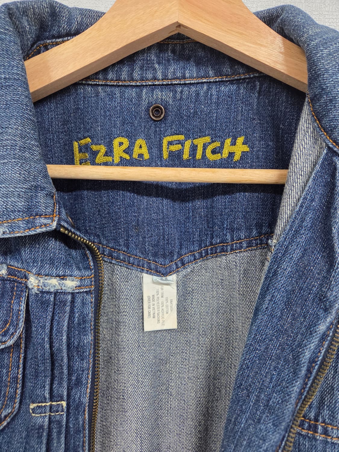 아베크롬비  에즈라피치   데님 여성청자켓 상품이미지6