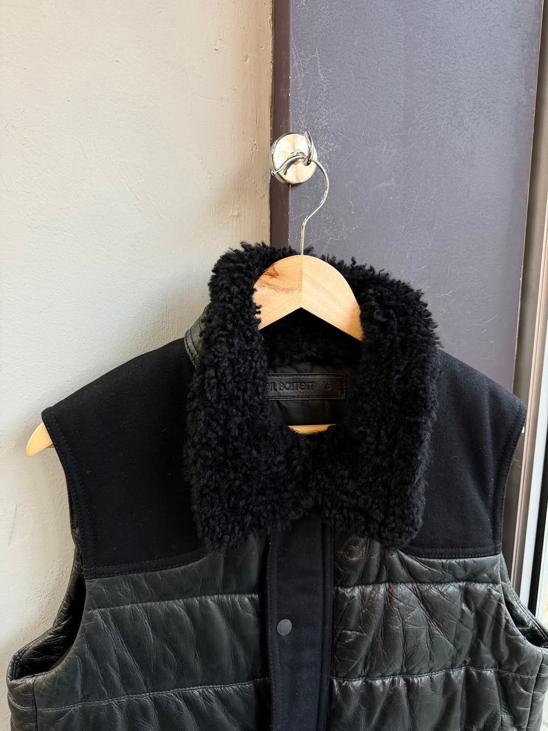 .S/ 닐바렛 리얼 양가죽 무스탕 패딩 베스트 상품이미지3