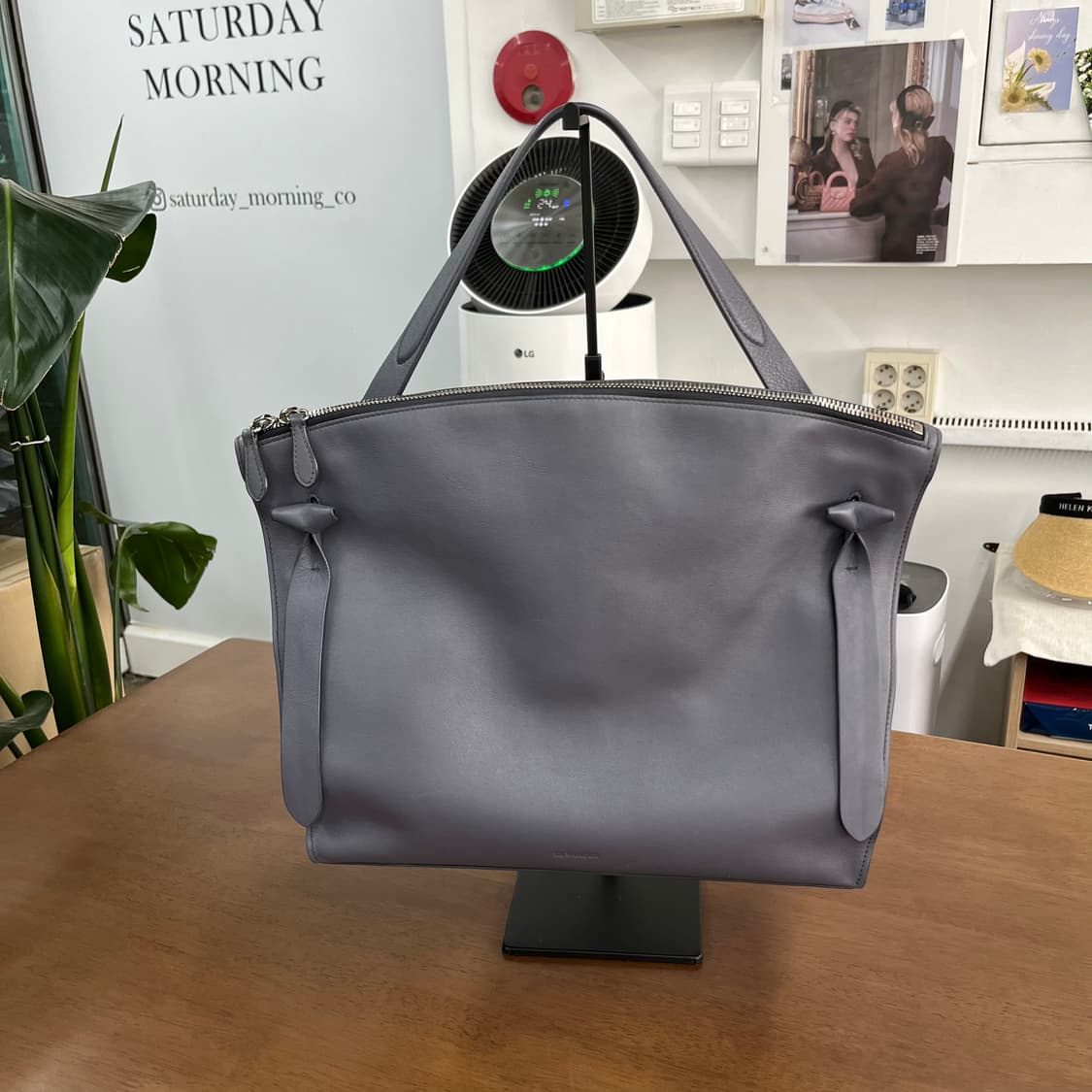 질샌더 레더 힐백 OS 상품이미지1