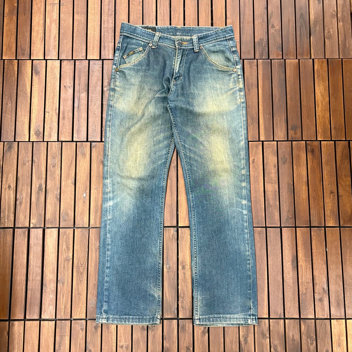 (32) 90s Lee 백 스티치 스트레이트 데님 팬츠 상품이미지1