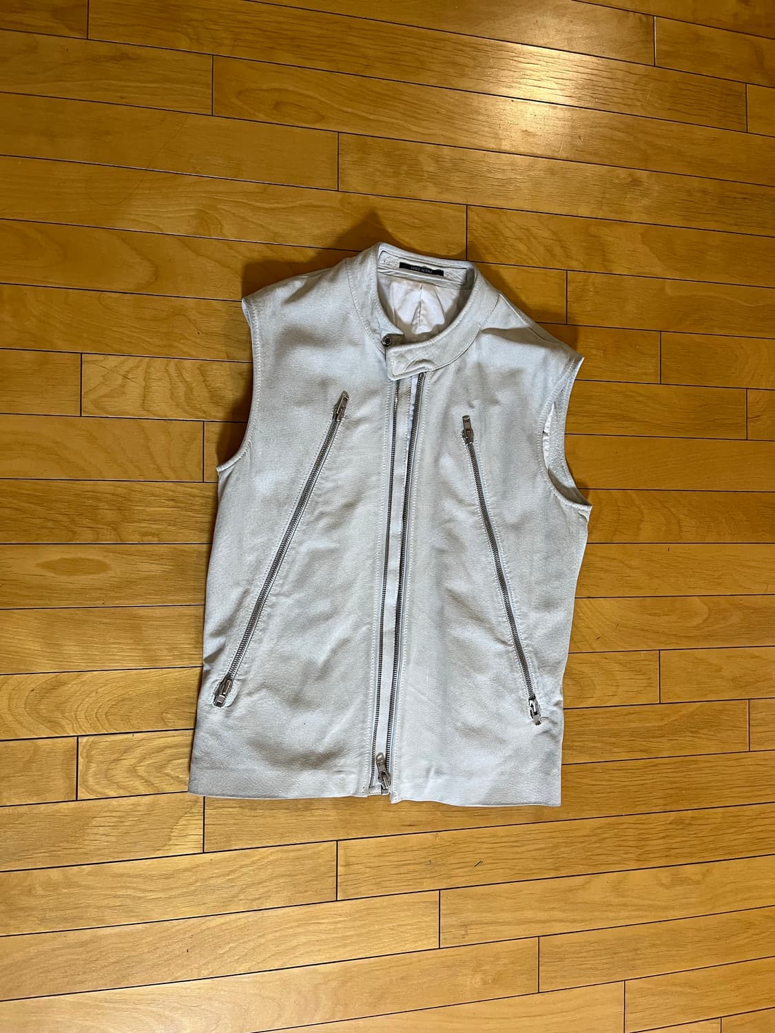 메종 마르지엘라 5 zip leather vest 상품이미지1