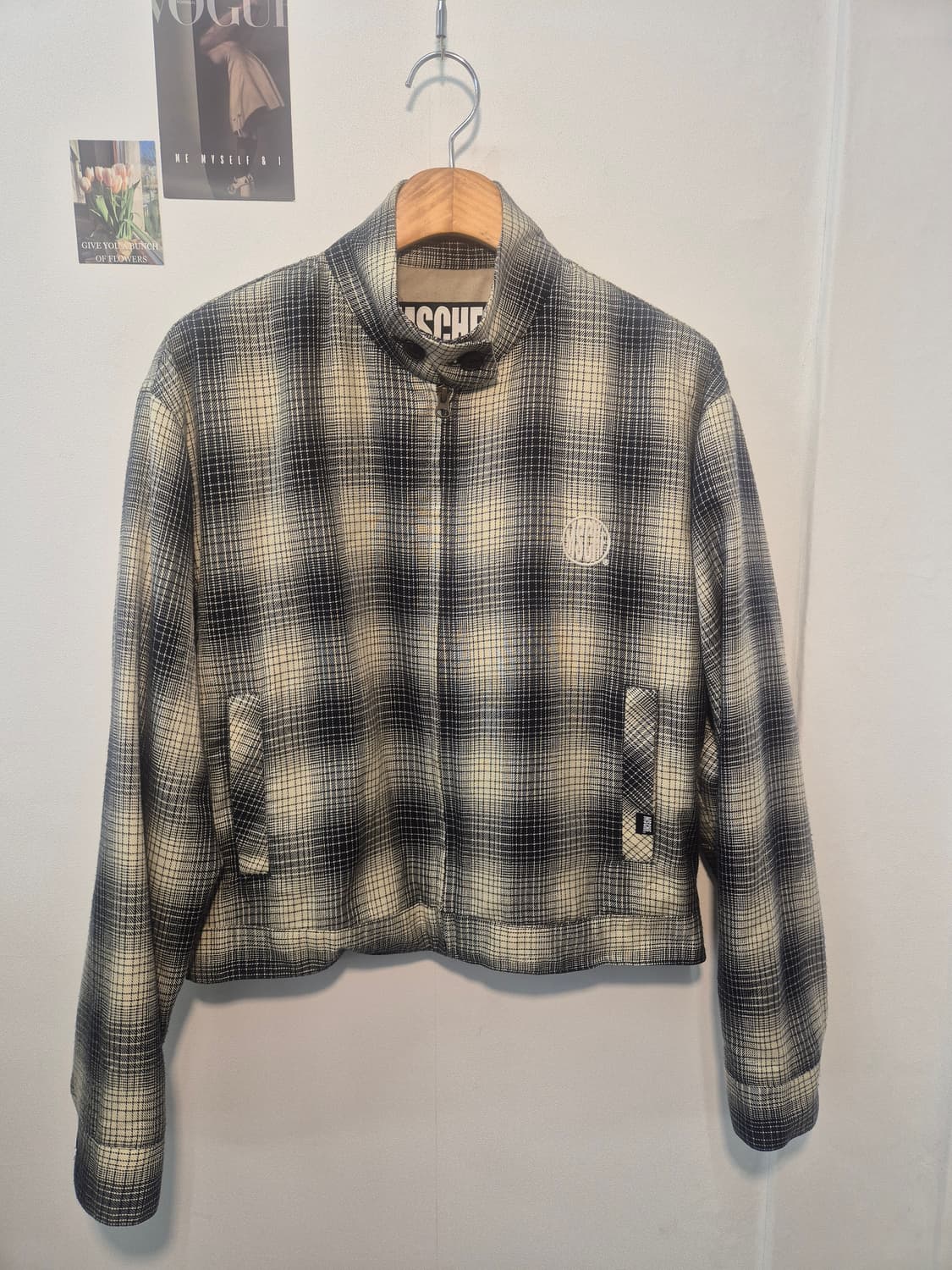 MSCHF 브랜드의 체크 패턴 집업  M
 사이즈  상품이미지1