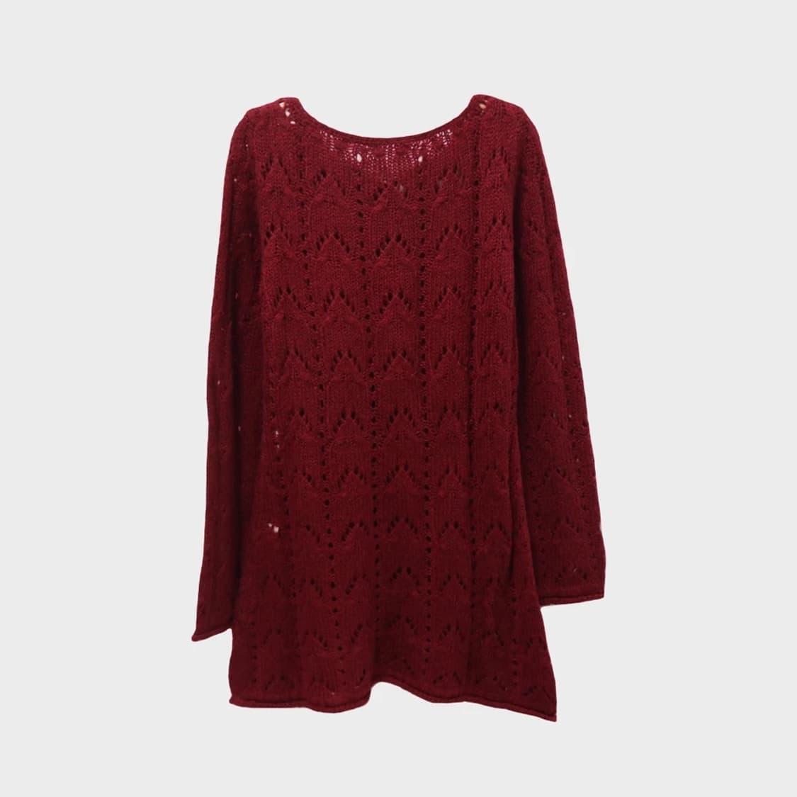 FELISSIMO 발레코어 니트 펀칭 원피스 62396 상품이미지2