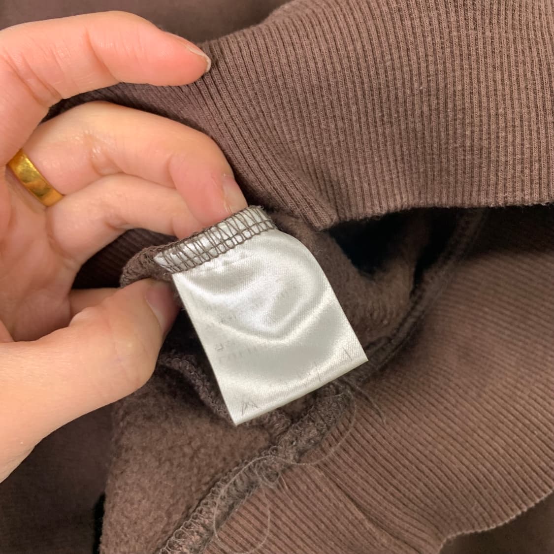 스컬프터 스펠아웃 브라운 후드티 상품이미지6