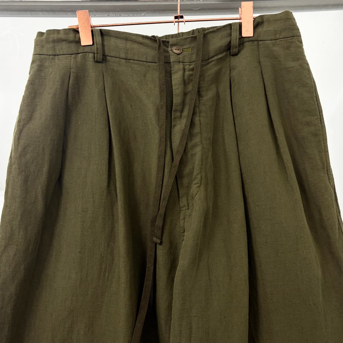 요코 사카모토 실크 와이드 팬츠 상품이미지6