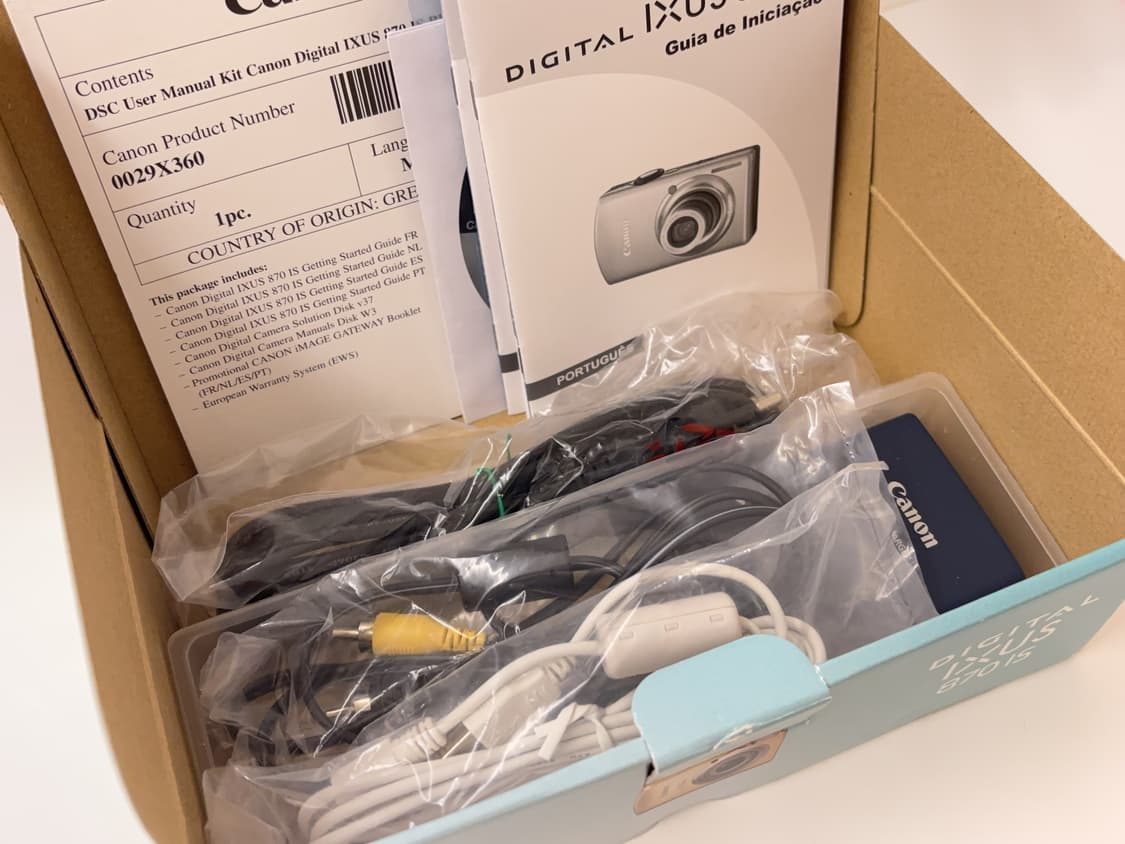 (미사용 풀박) 캐논 익서스 870 IS Canon IXUS 870 IS 상품이미지9