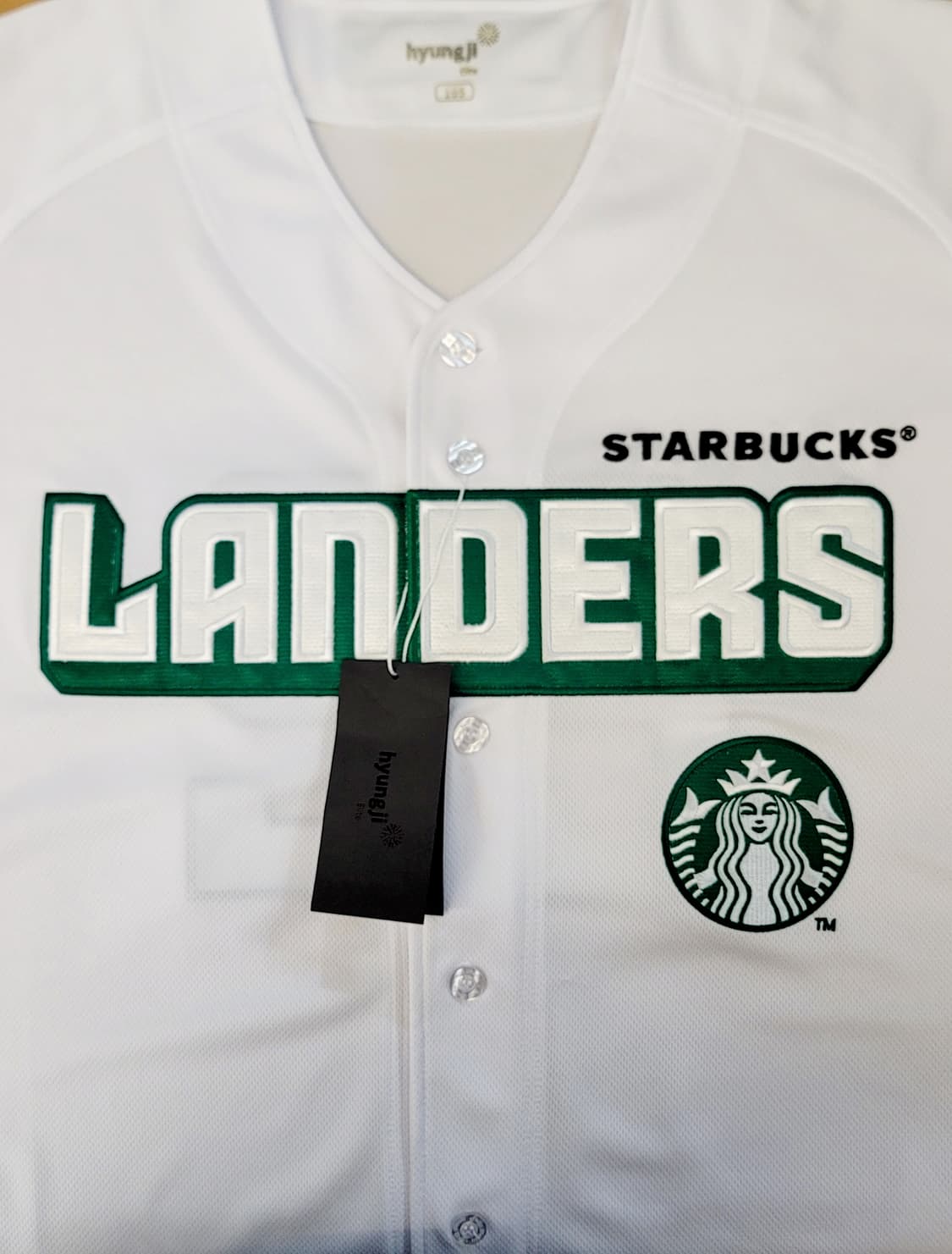 [105.XL]SSG랜더스 X 스타벅스 22주년 기념 콜라보 유니폼 상품이미지7