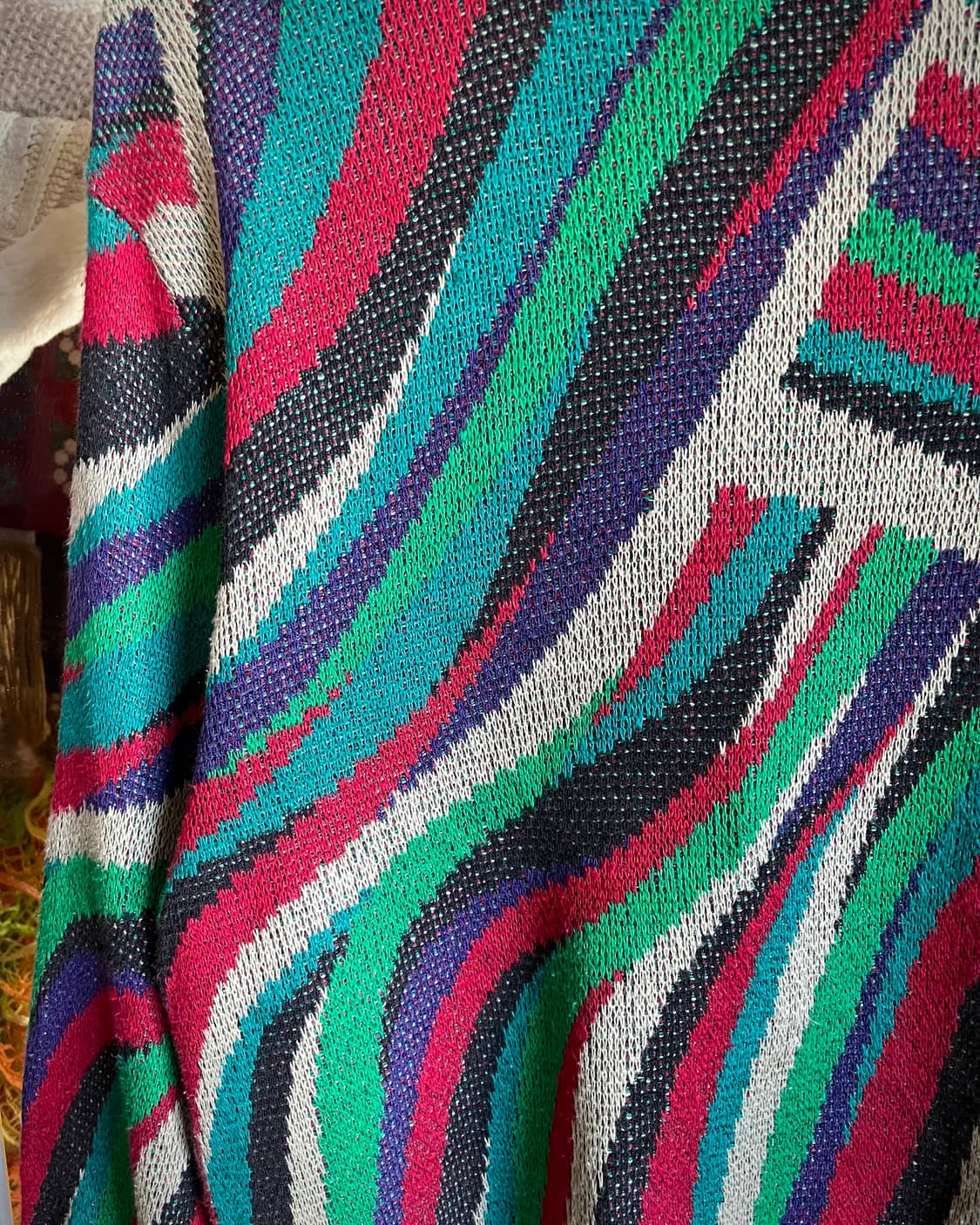 1990s MISSONI Wave Pattern Old Knit 상품이미지5