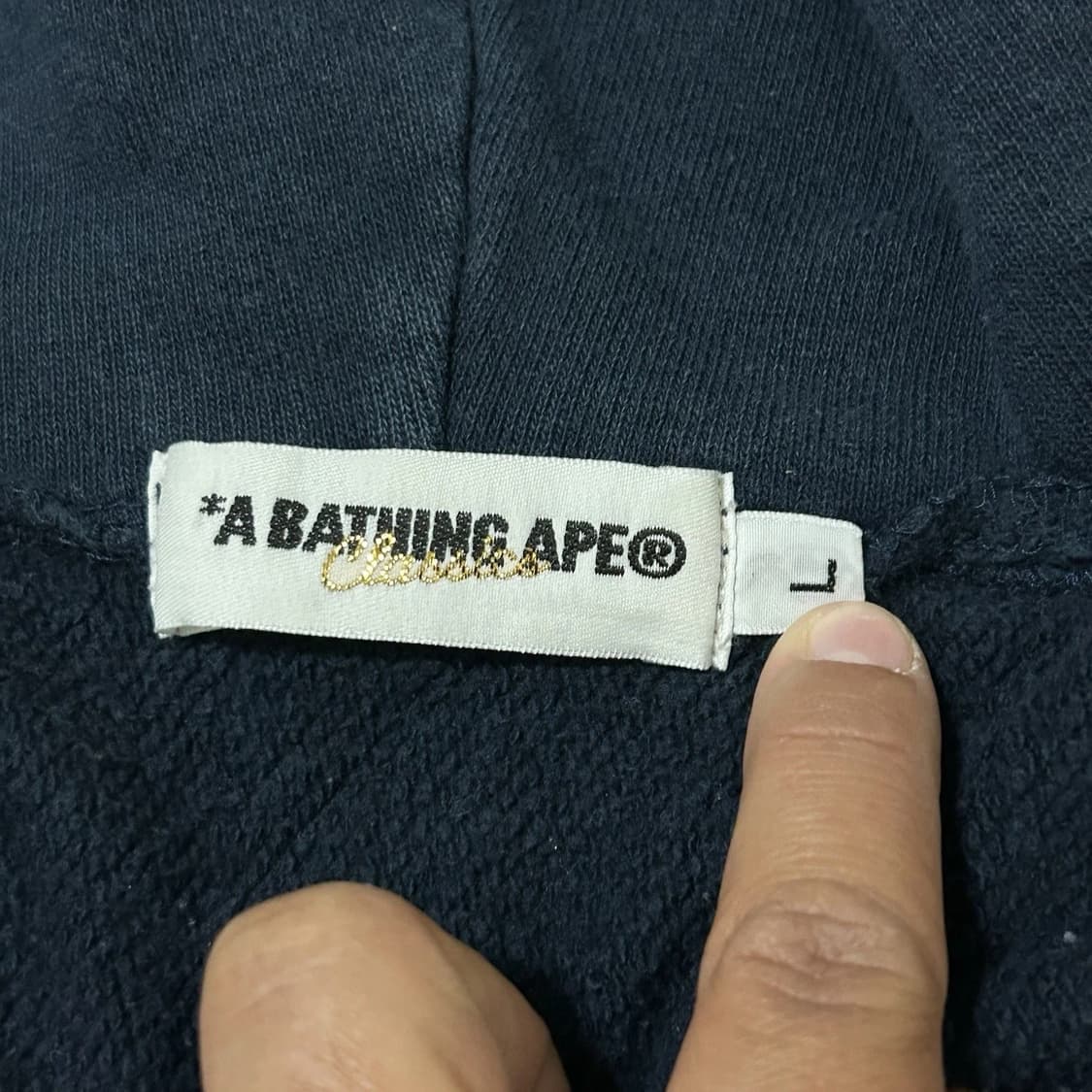 베이프 베이비 마일로 x 슈퍼 마리오 후드집업 블랙 상품이미지5