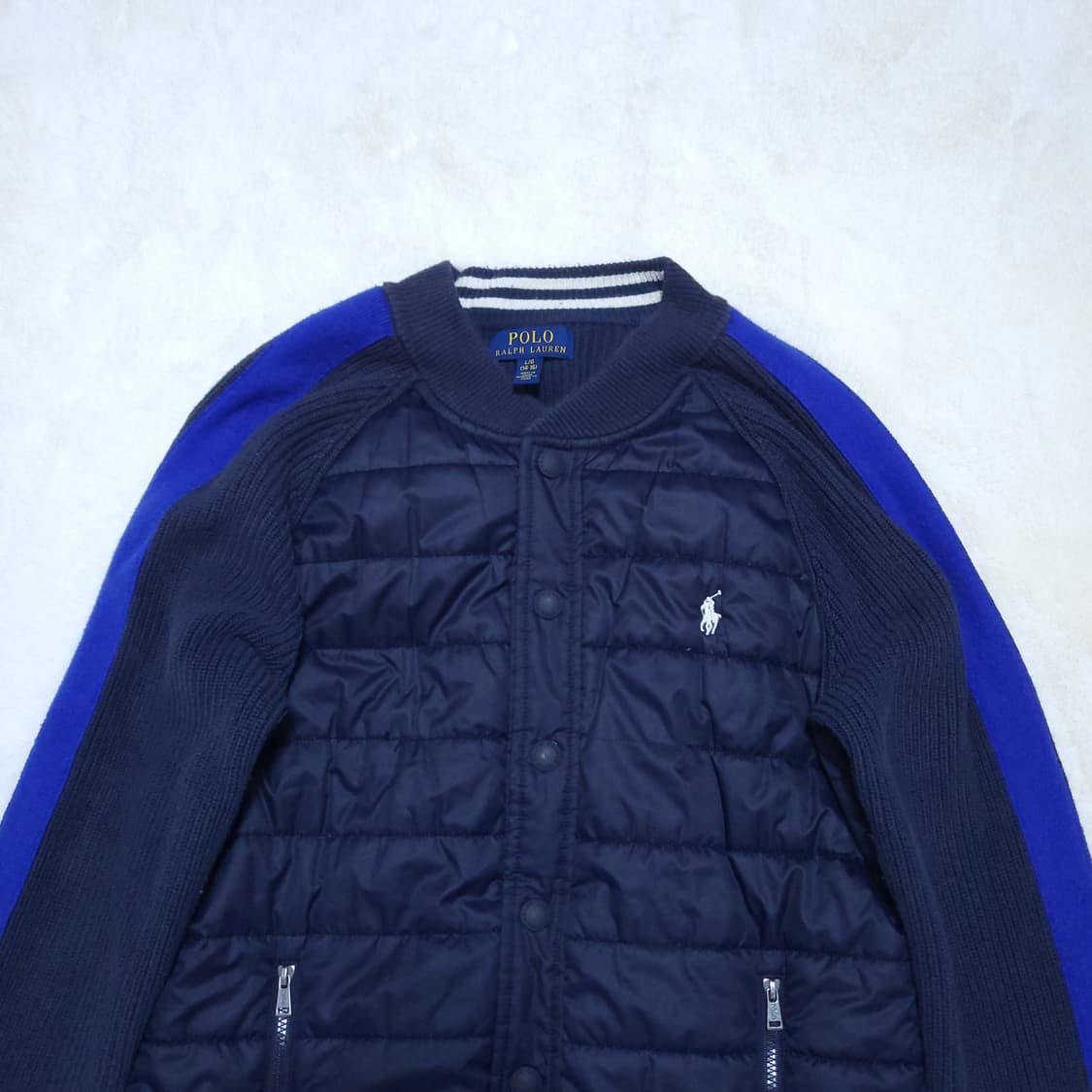 폴로 아동 경량 니트가디건 L 0209 뽀샤샤 상품이미지2