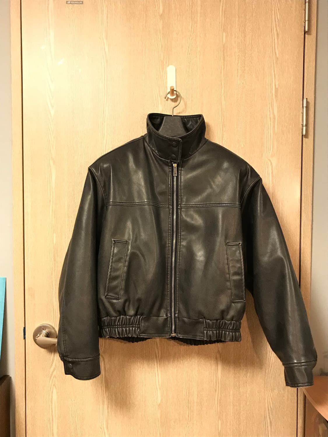 라룸 덤블 레더 자켓 상품이미지2