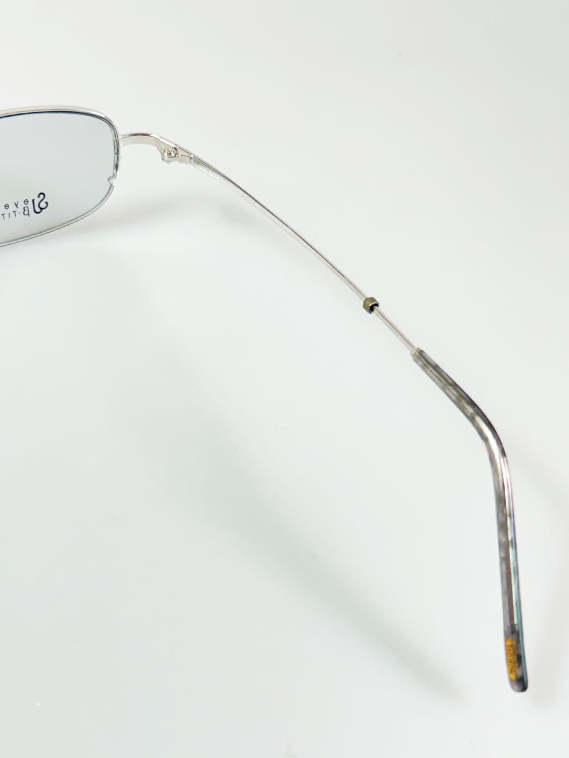 서전 SJ LAGENT 실버 티타늄 반무테 빈티지 안경 상품이미지6