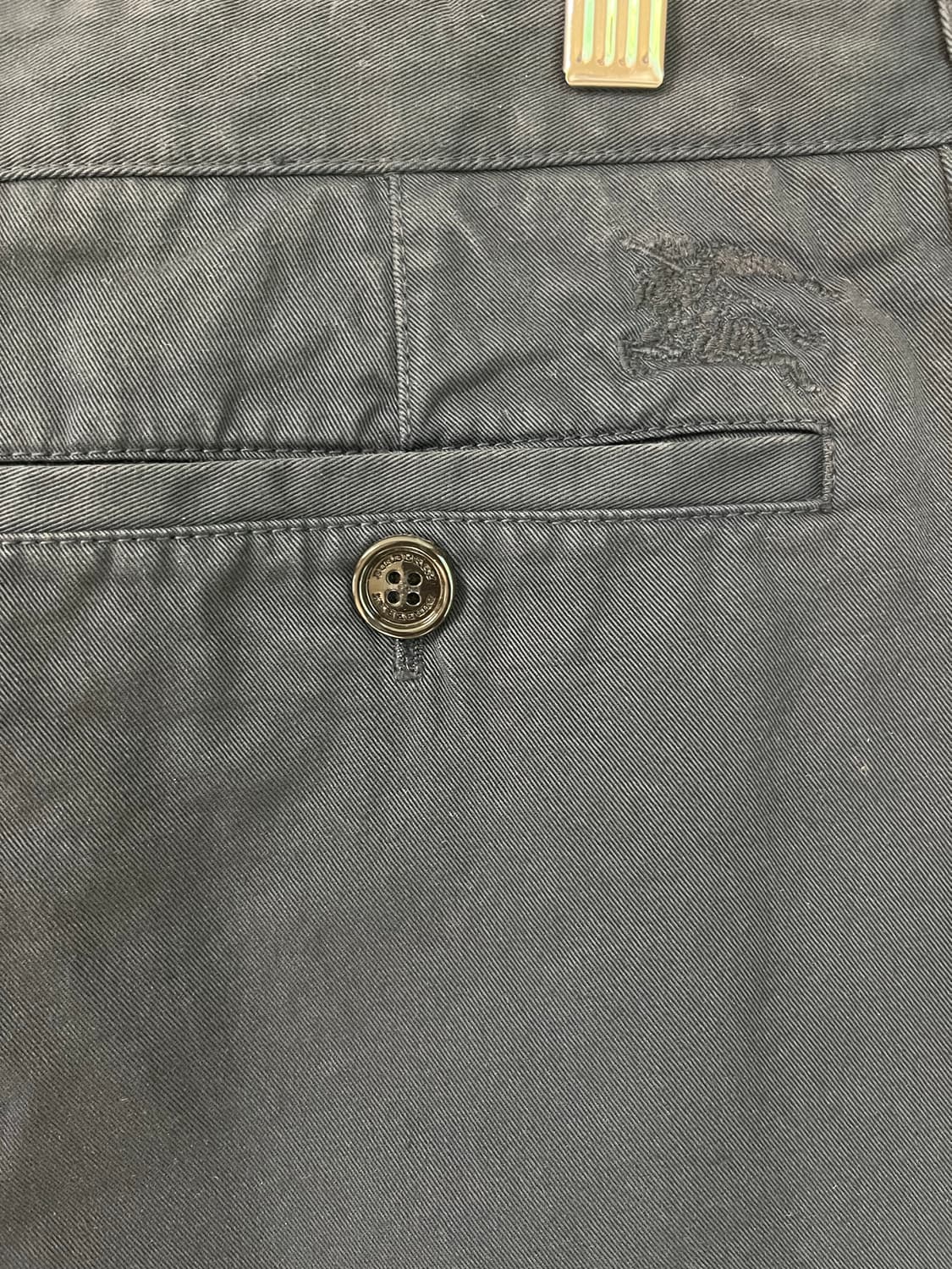 버버리 런던 남성 면바지 네이비 36사이즈 상품이미지4