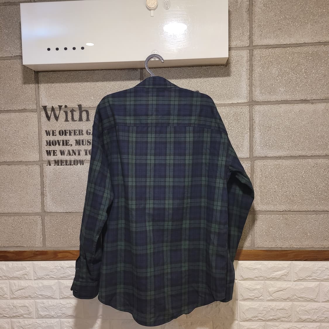 아이앱스튜디오 블랙워치 타탄 셔츠 L 상품이미지2