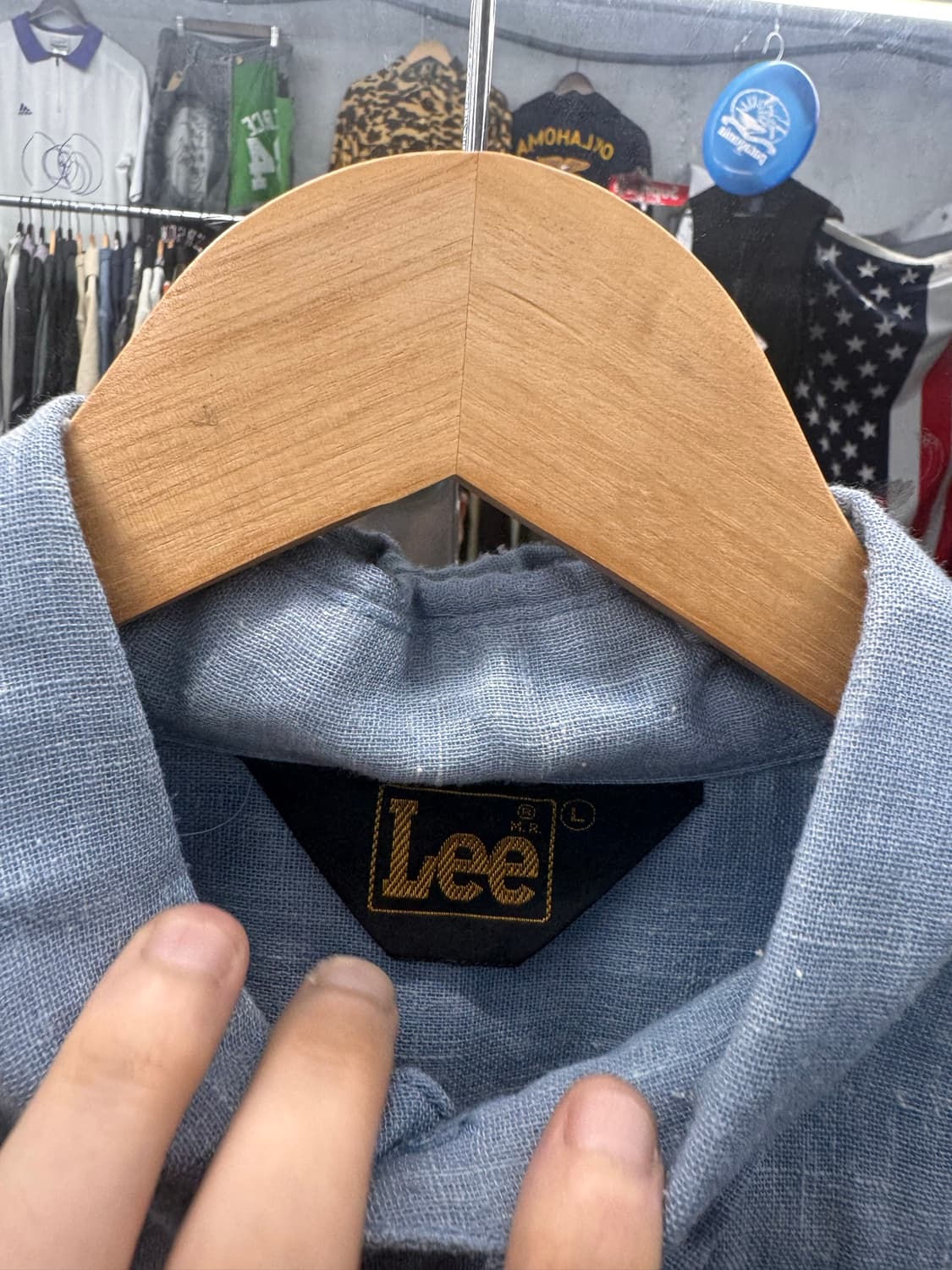 lee 샴브레이 반팔 셔츠 여름용  상품이미지3